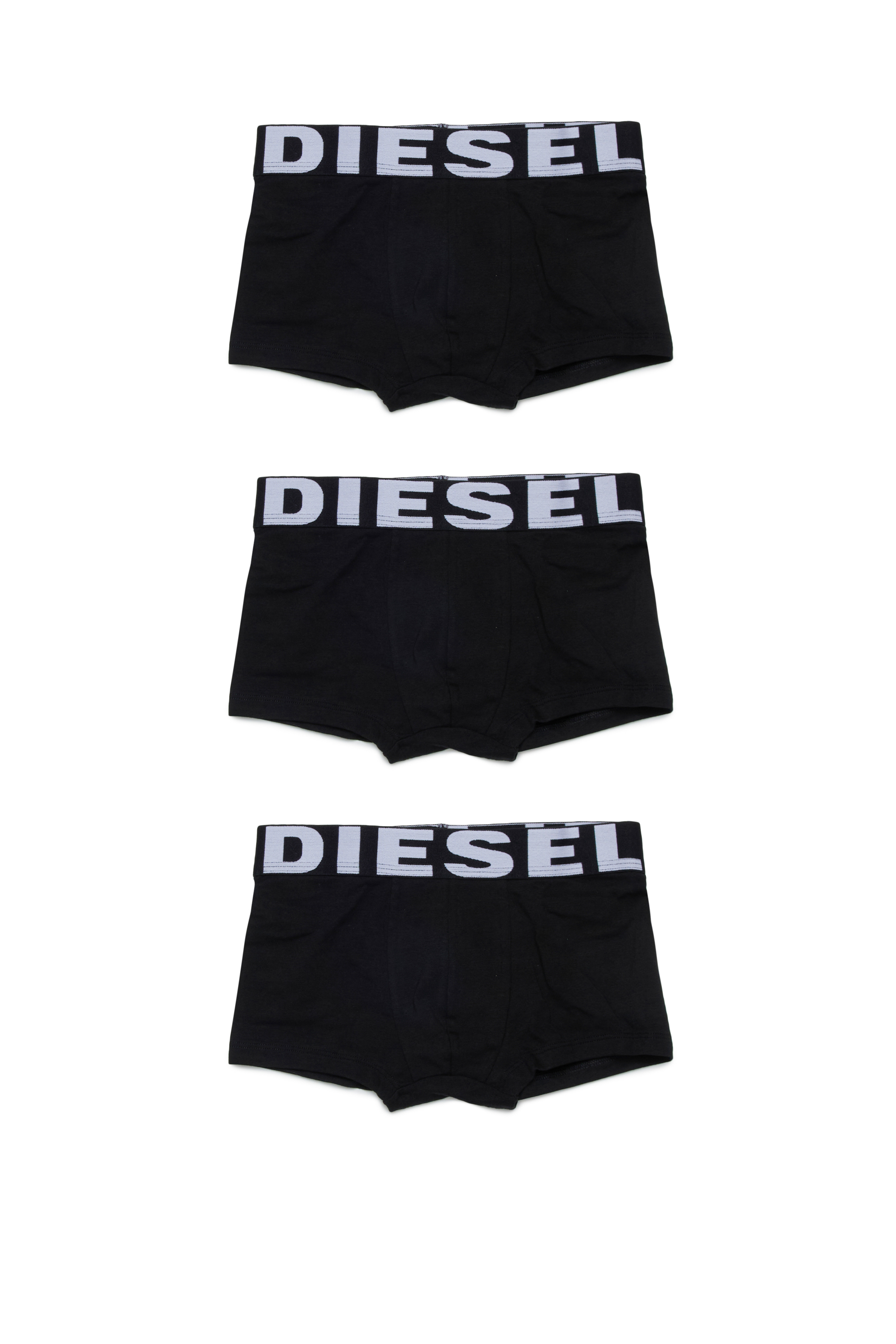 Diesel - UMBX-UPARRYTHREEPACK-DSL, Herren Retropants mit Bund mit großem Logo in Schwarz - 1
