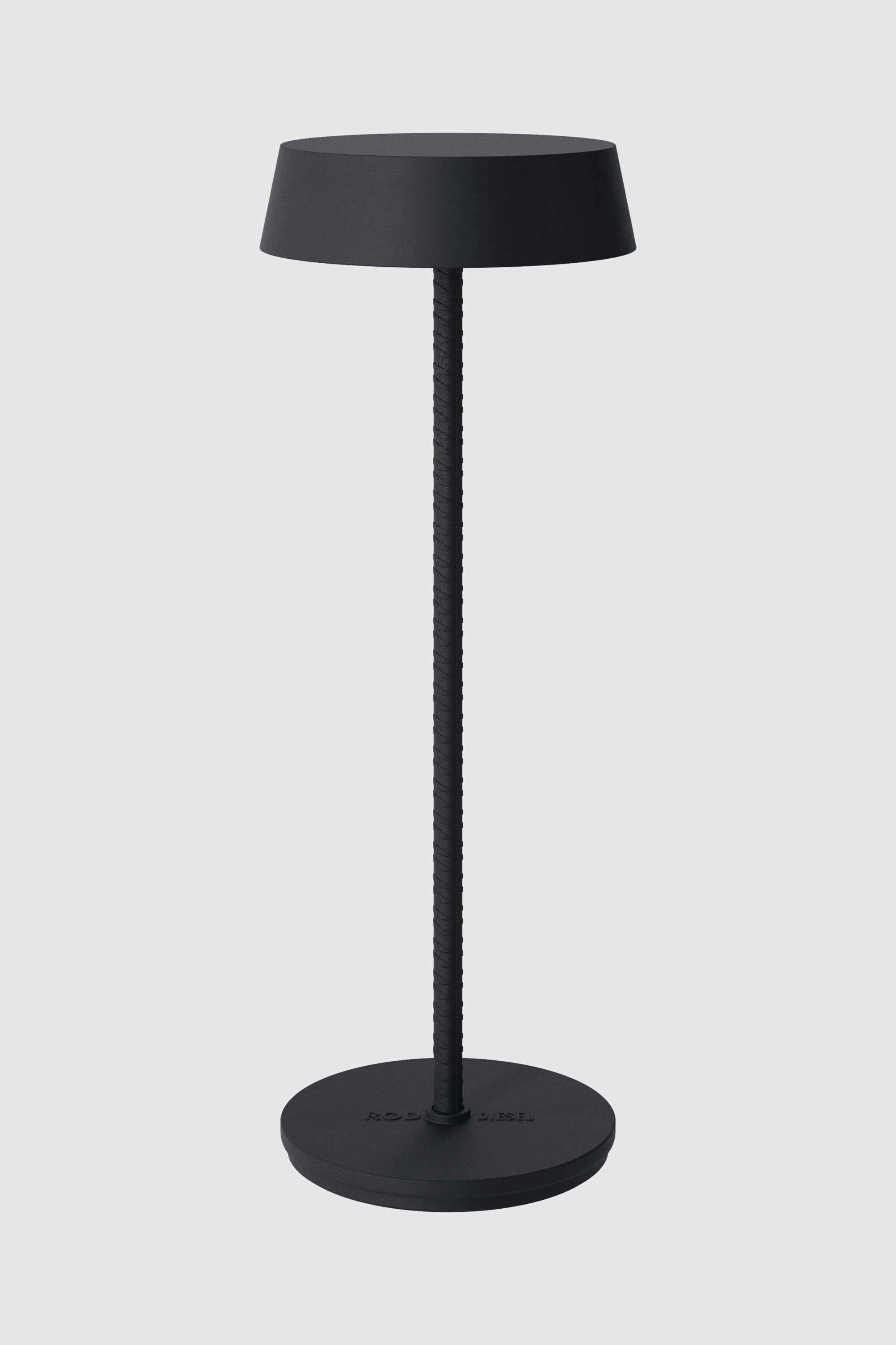 Diesel - 51181 2020 ROD CORDLESS TABLE LAMP DARK, Lampada portatile e ricaricabile Unisex in Nero - 1