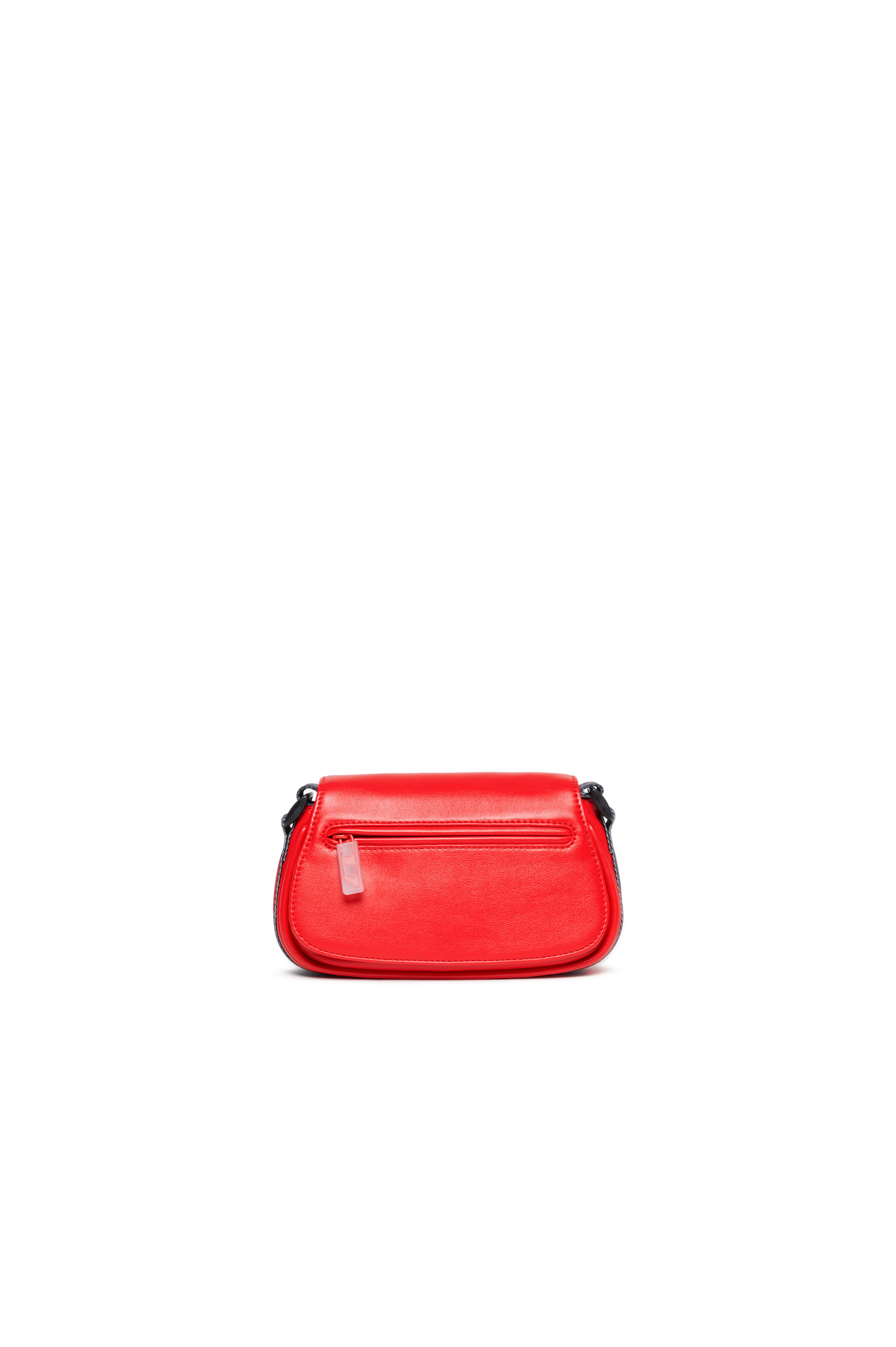 Diesel - CROSSBODY, Borsa a tracolla con cinghia logata Donna in Rosso - 1