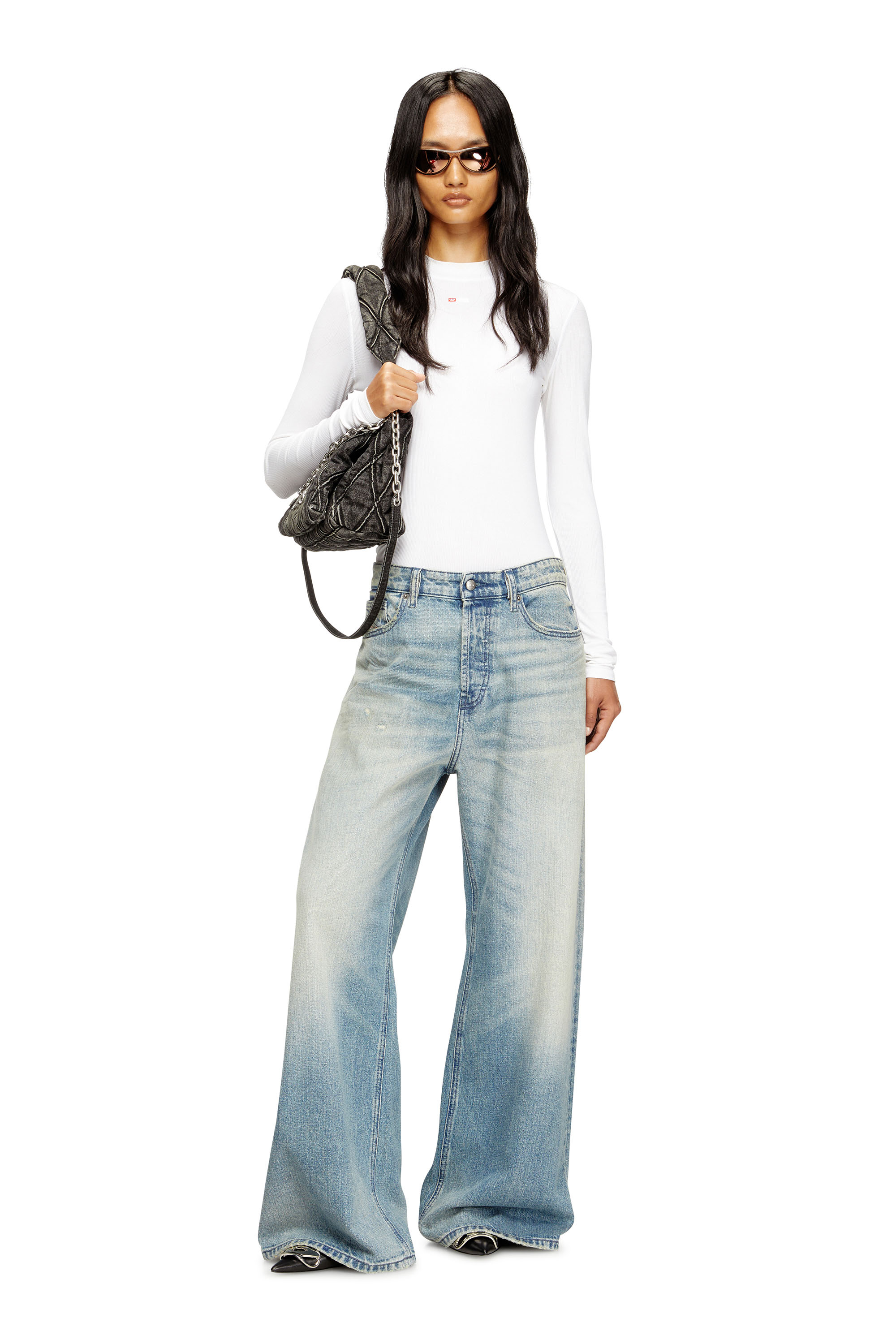 Relaxed Jeans 1996 D-Sire 0DBEC, Hellblau Diesel - Damen Relaxed Jeans 1996 D-Sire 0DBEC, Hellblau - 1