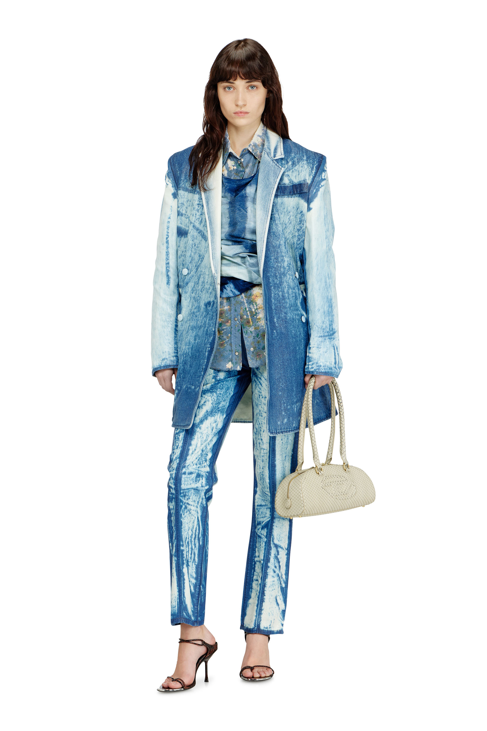 Diesel - Slim Jeans D-LYSAR 068XC Femme, Bleu moyen - Image 2