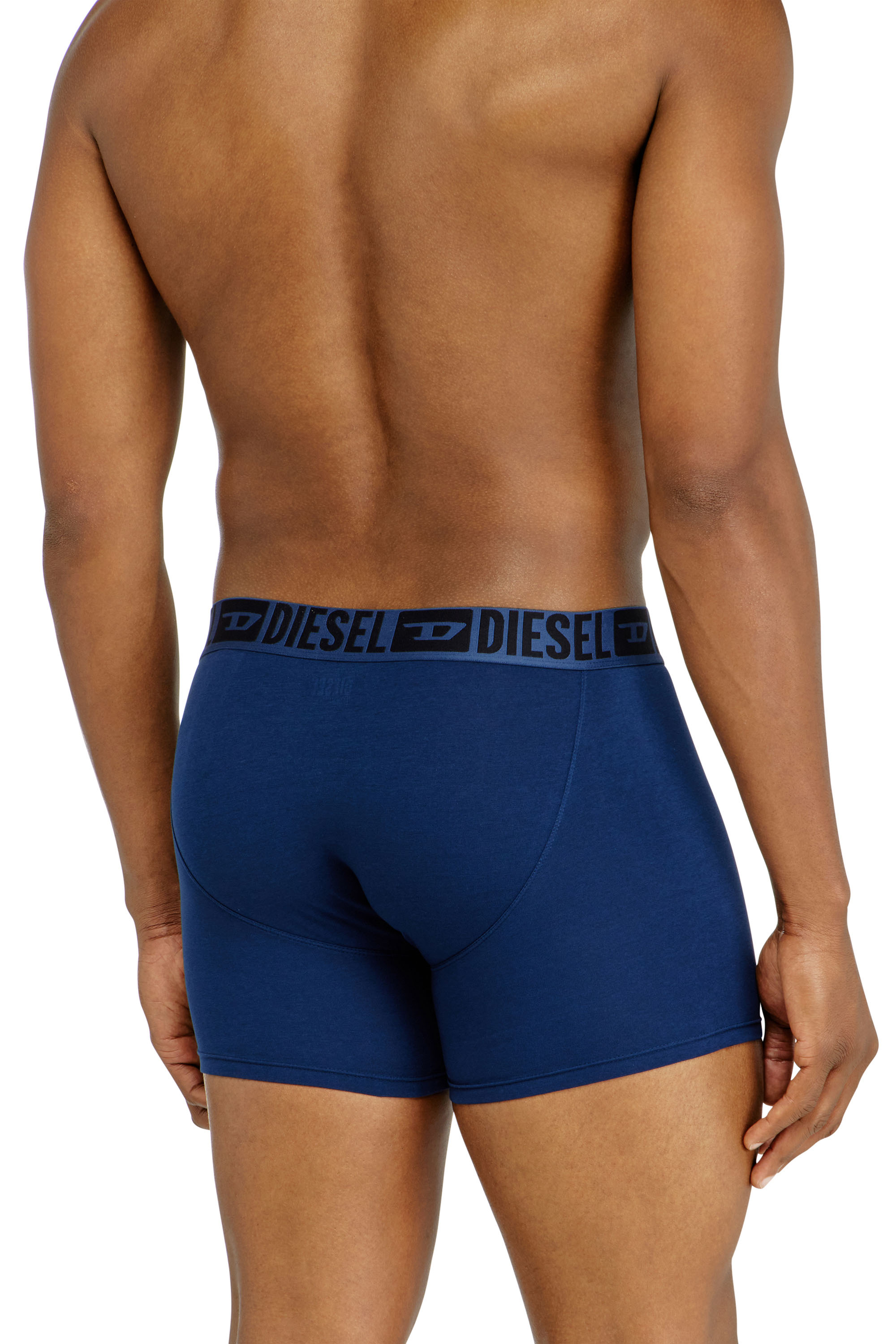 Diesel - SEBASTIAN-D-CORE-3PACK, Set da tre boxer lungo in cotone stretch Uomo in Multicolor - 4