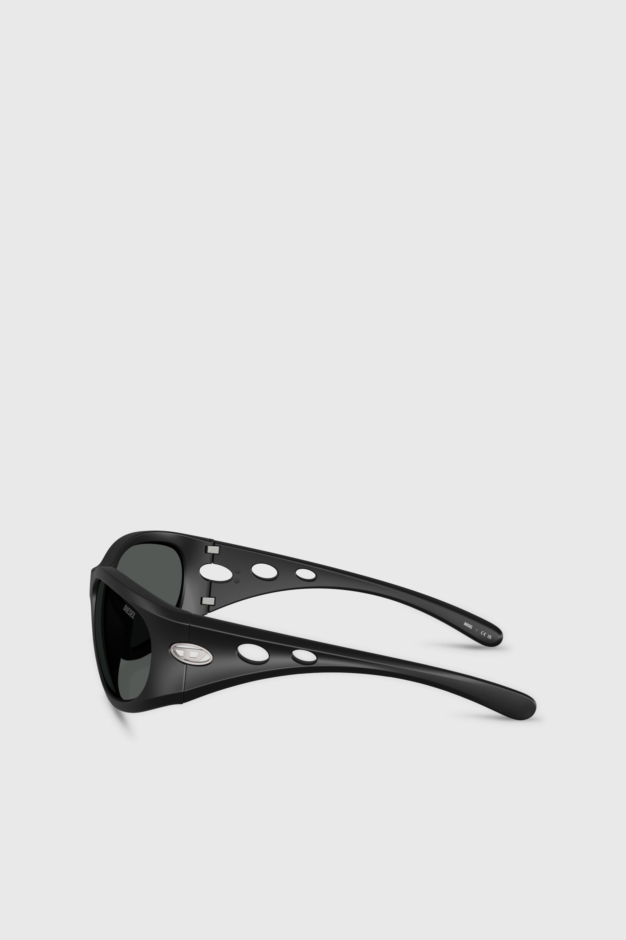 Diesel - 0DL3012U, Unisex Rechteckige Sonnenbrillen in Schwarz - 2
