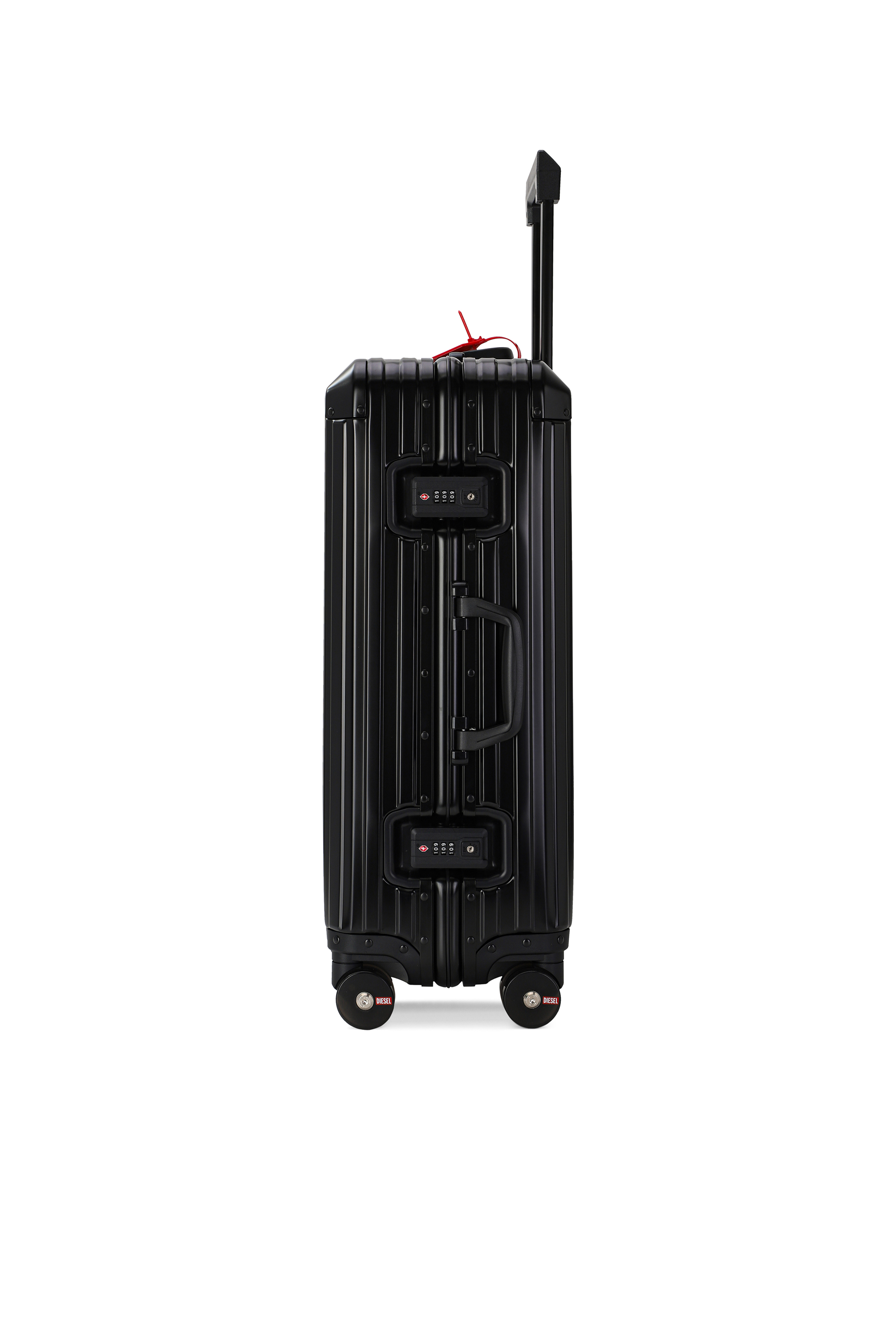 Diesel - DIESEL ALUMINUM TROLLEY- DSL002, Valise en aluminium taille M Mixte in Noir - 3