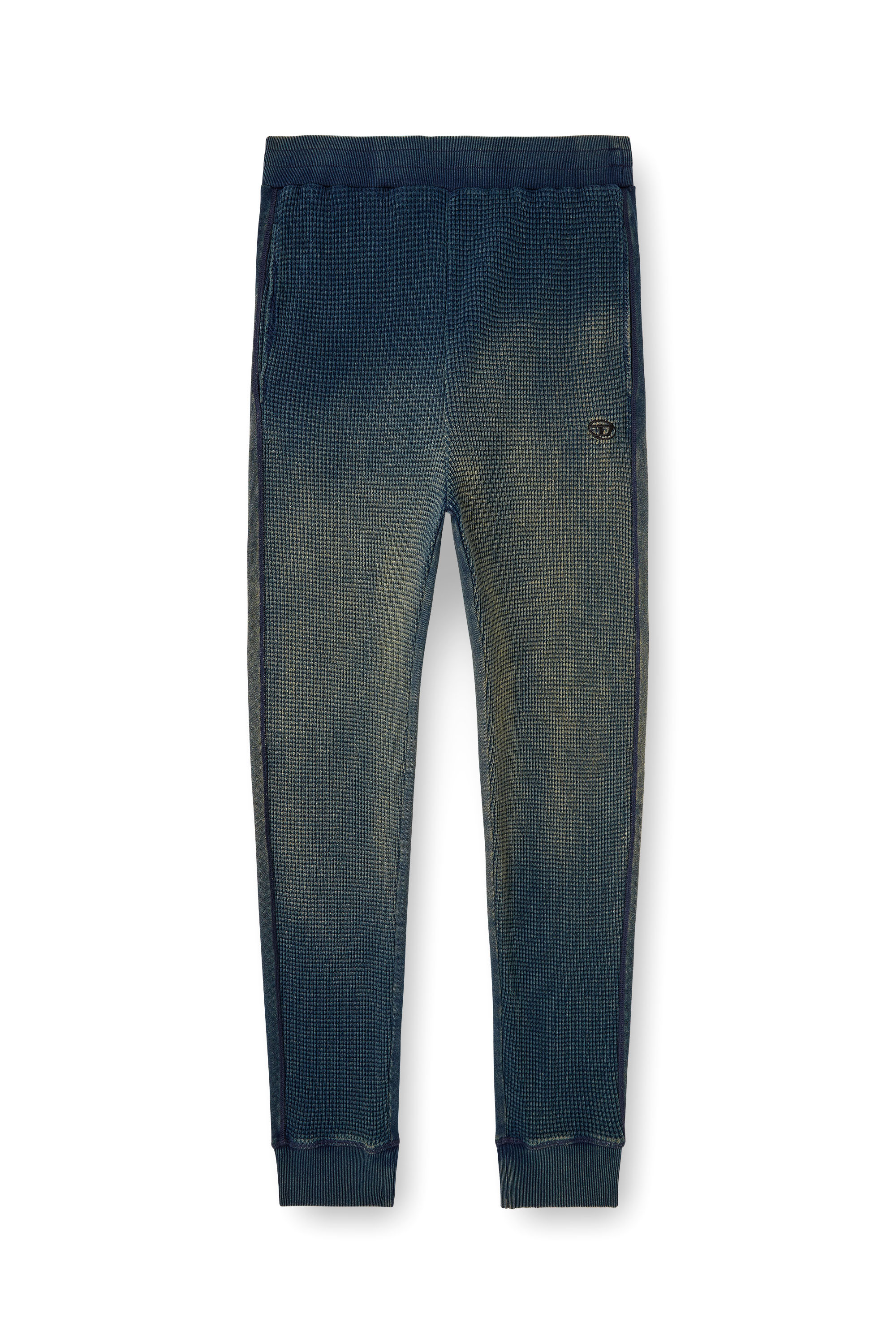 Diesel - P-WAFY, Pantalon de survêtement gaufré Homme in Bleu - 3