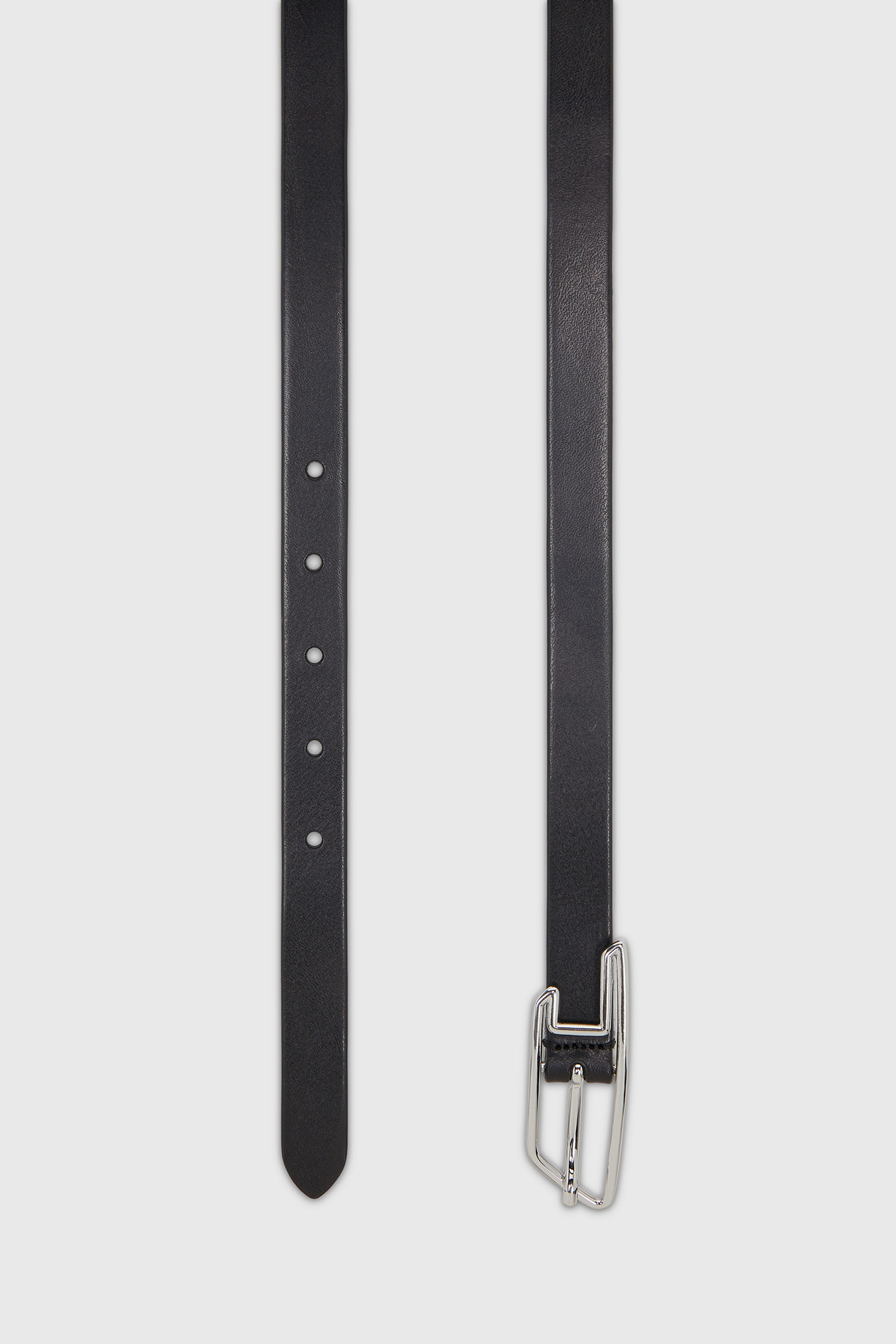 Diesel - B-D LINE W 20, Ceinture 2 cm en cuir pull-up avec boucle D Femme in Noir - 2