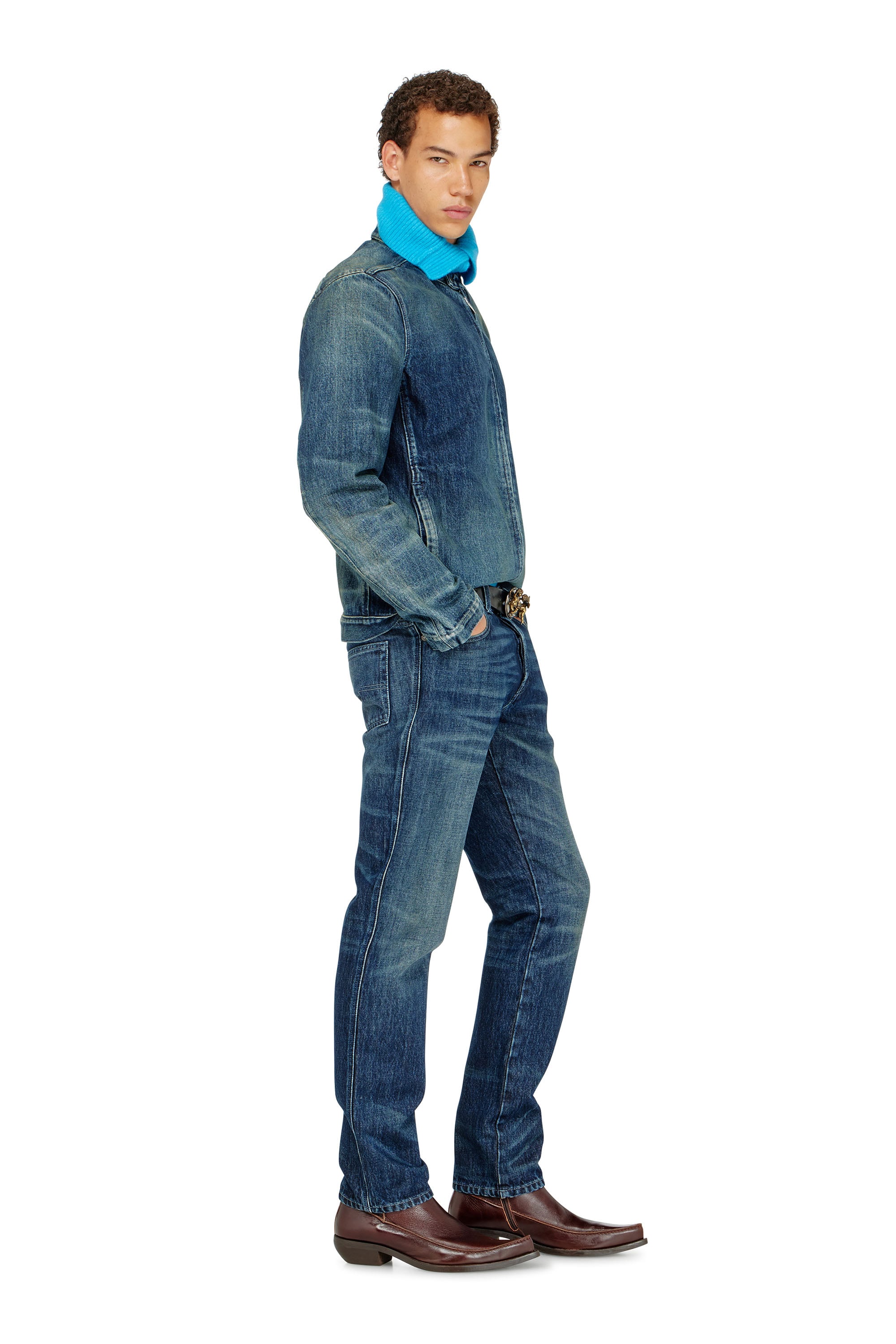 Diesel - Slim Jeans 1993 D-Vyl 007FZ Homme, Bleu Fonc&eacute; - Image 3