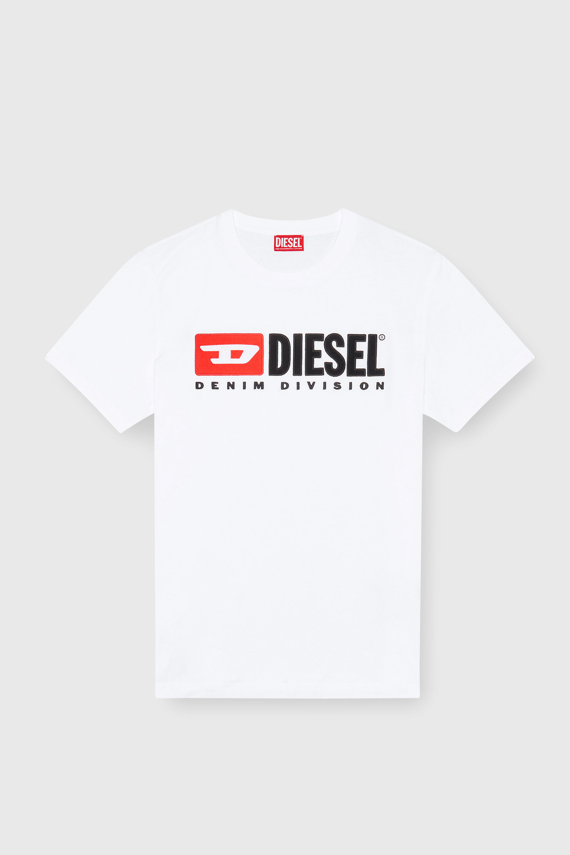Diesel - T-BOXT-DIV, T-shirt avec empi&egrave;cement Diesel Homme in Blanc - 2