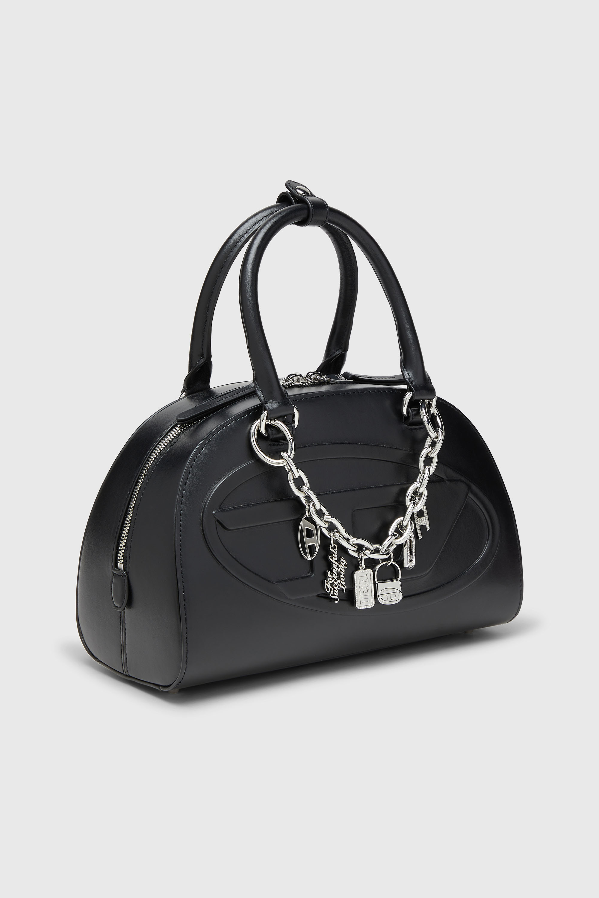 Diesel - CHAIN-D S, Charm cha&icirc;ne amovible Femme in Gris argent&eacute; - 2