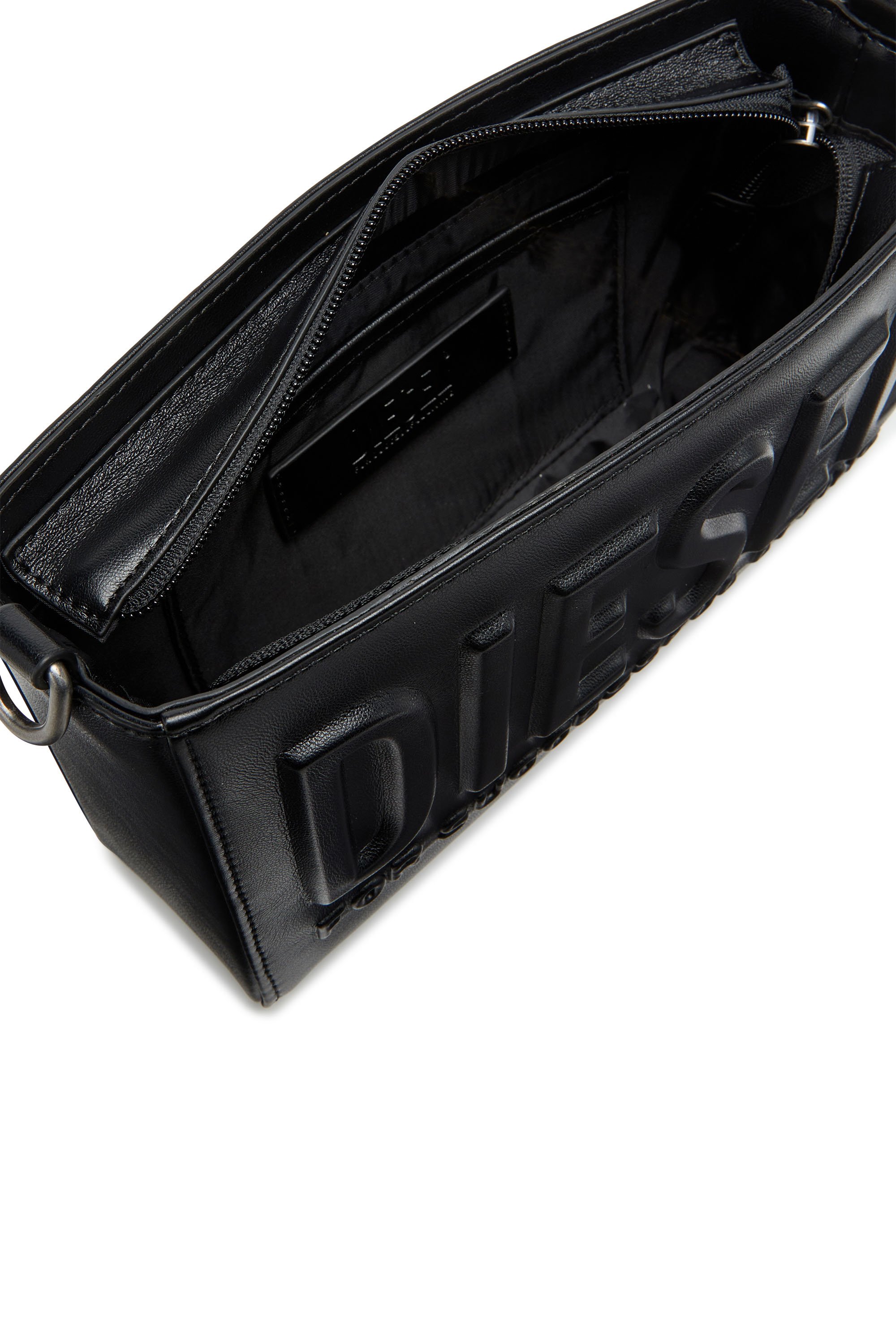 Diesel - DSL 3D CAMERA BAG, Dsl 3D-Camera bag in PU con logo 3D Uomo in Nero - 4