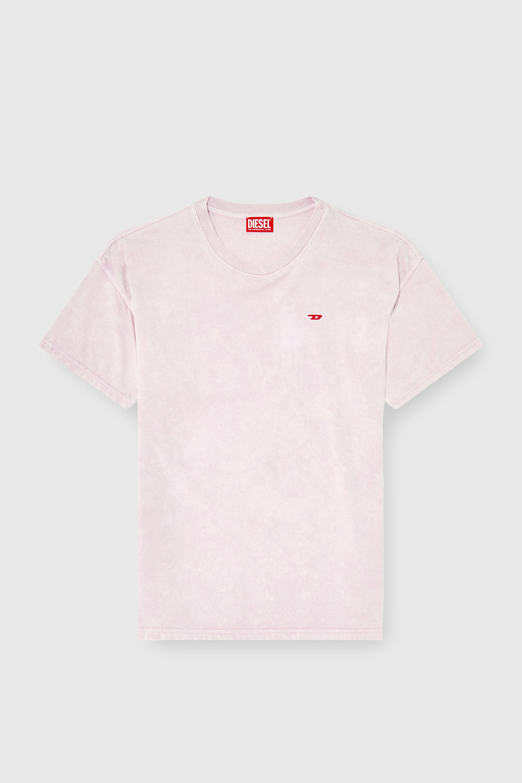 Diesel - T-BOXT-AA14, T-shirt en coton avec effet trait&eacute; Homme in Rose - 2