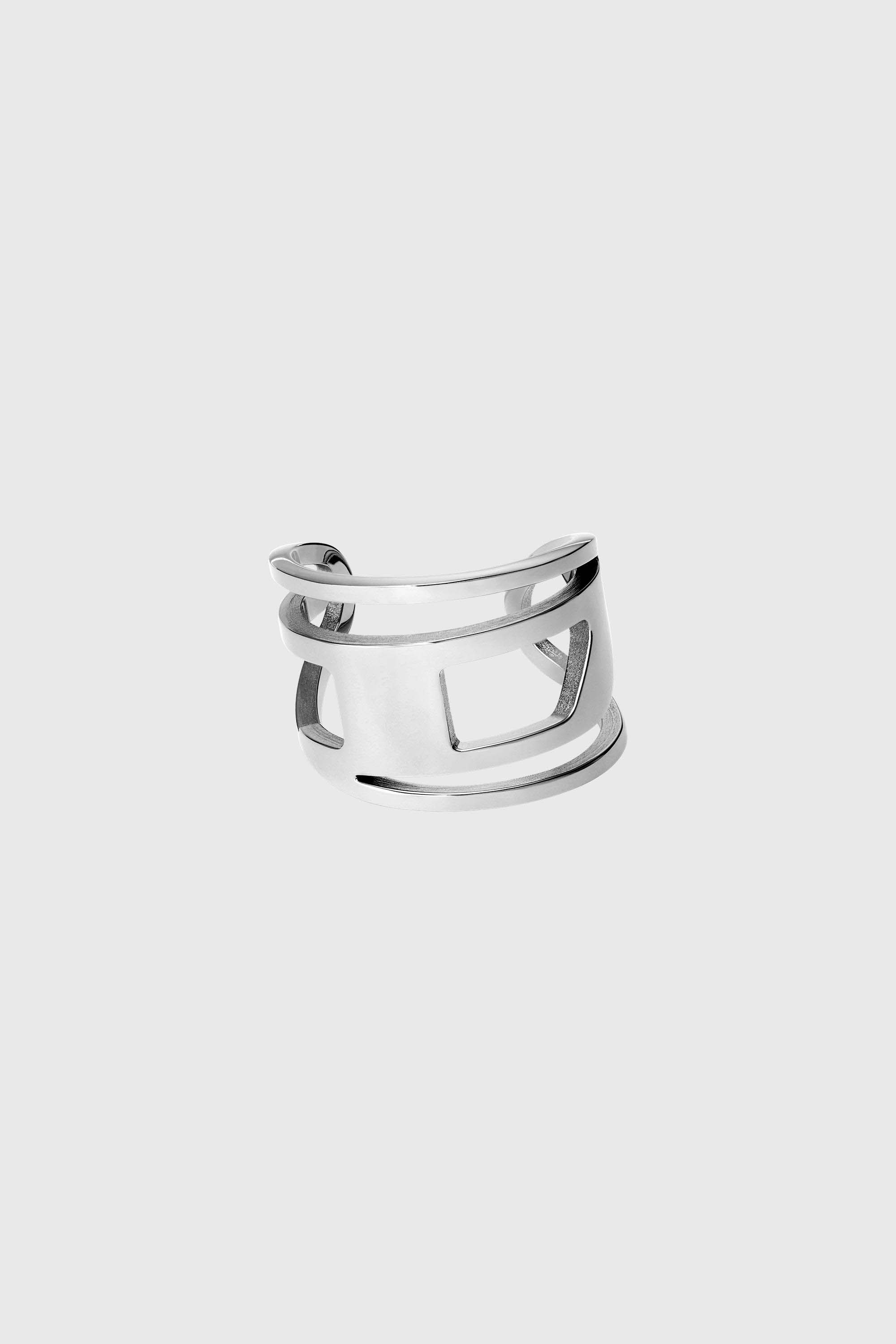 Diesel - DX1548040 JEWEL, Bague en acier inoxydable Mixte in Gris argent&eacute; - 2