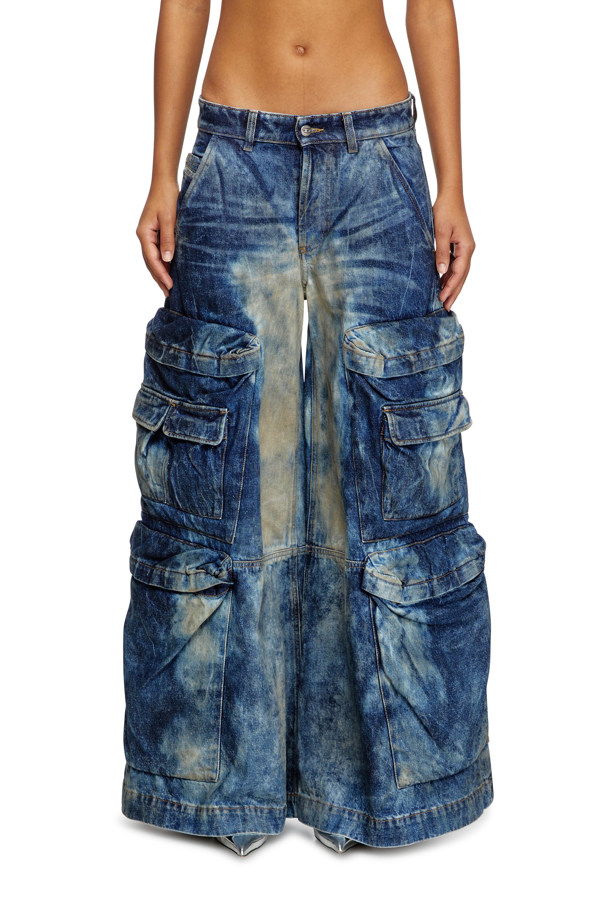 Diesel - Relaxed Jeans D-Giappo 0DBCW Unisex, Blu Scuro - Image 6