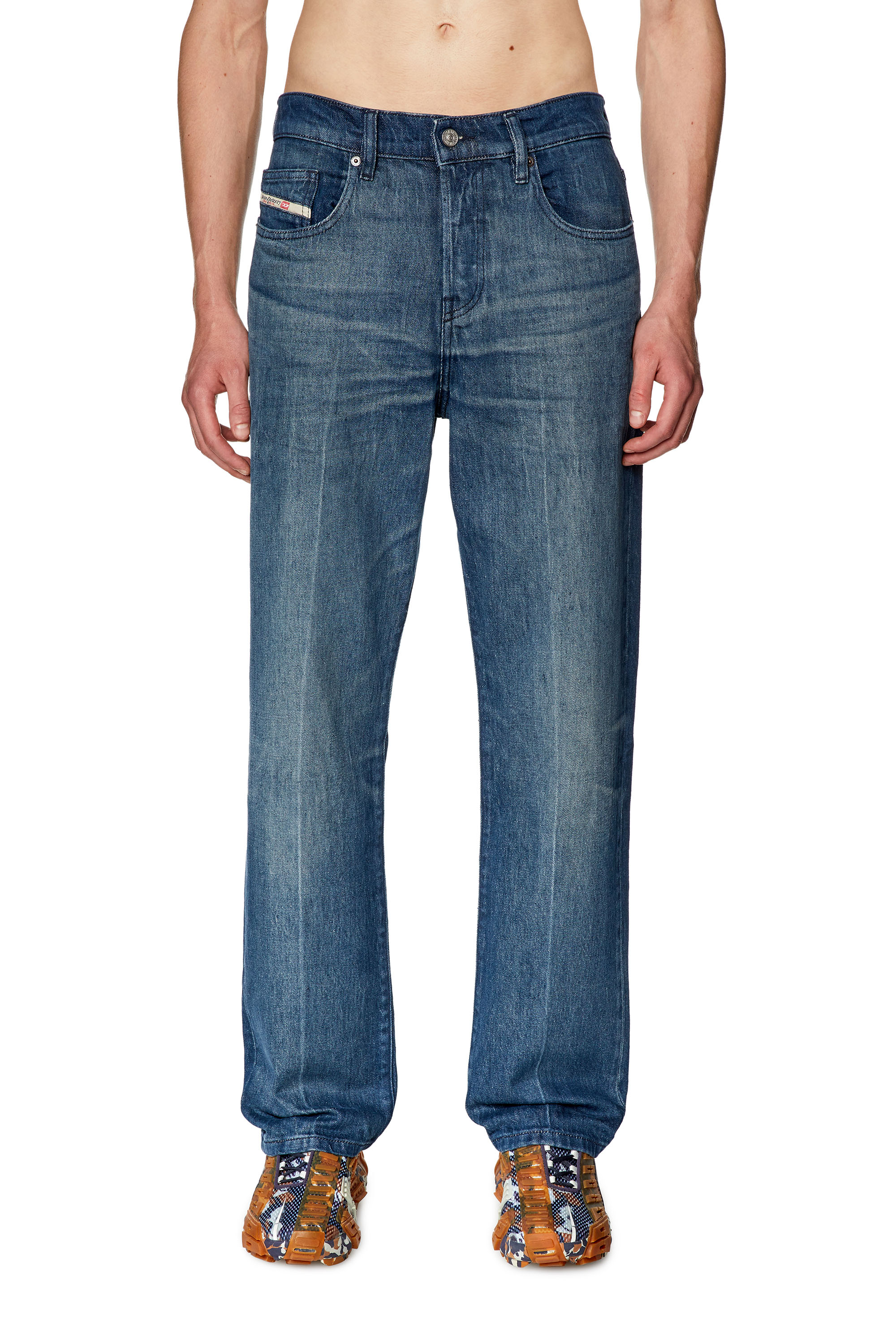 Diesel - Straight Jeans 2020 D-Viker 0ENAM, Blu medio - Image 2