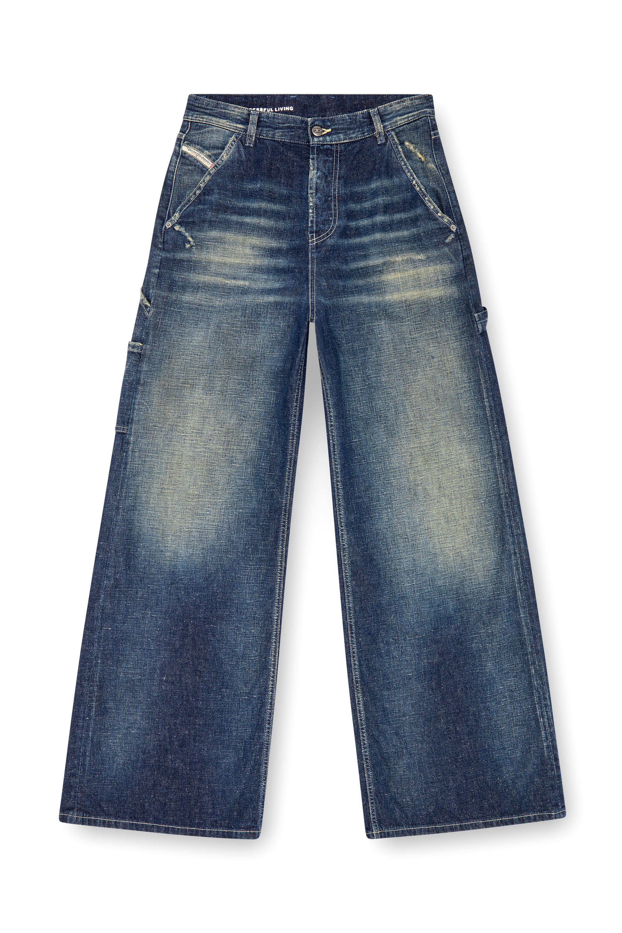 Diesel - Damen Straight Jeans 1996 D-Sire 09J91, Dunkelblau - Image 3