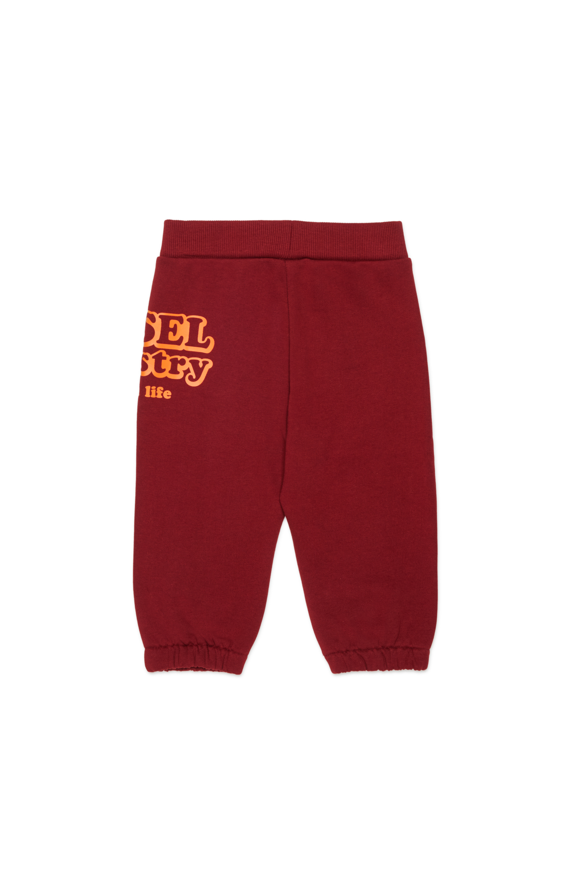 Diesel - PLODIMIB, Pantalon de surv&ecirc;tement en coton avec imprim&eacute; Diesel Industry Homme in Rouge - 2