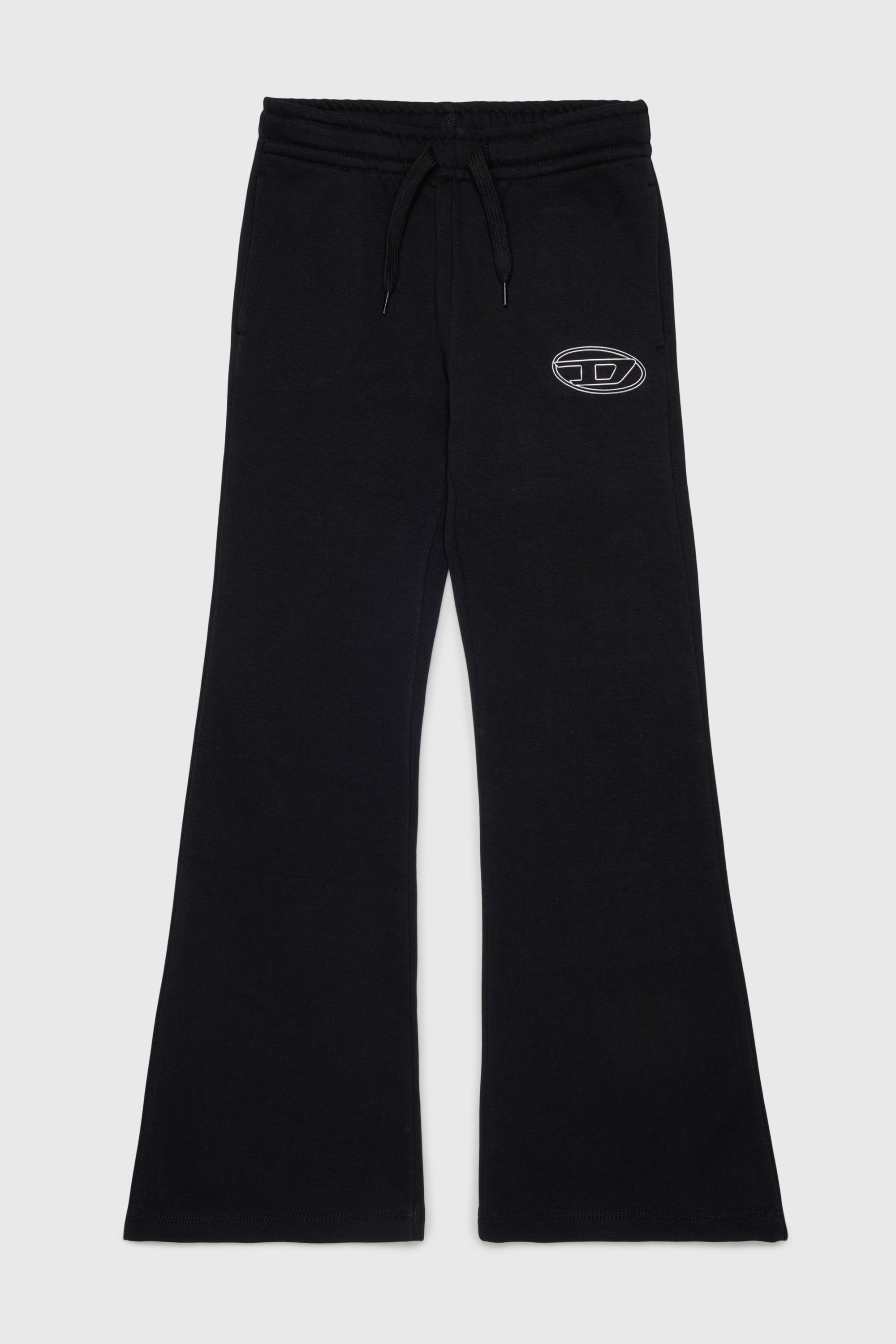Diesel - PALBIRT, Flared sweatpants avec logo Oval D Femme in Noir - 1