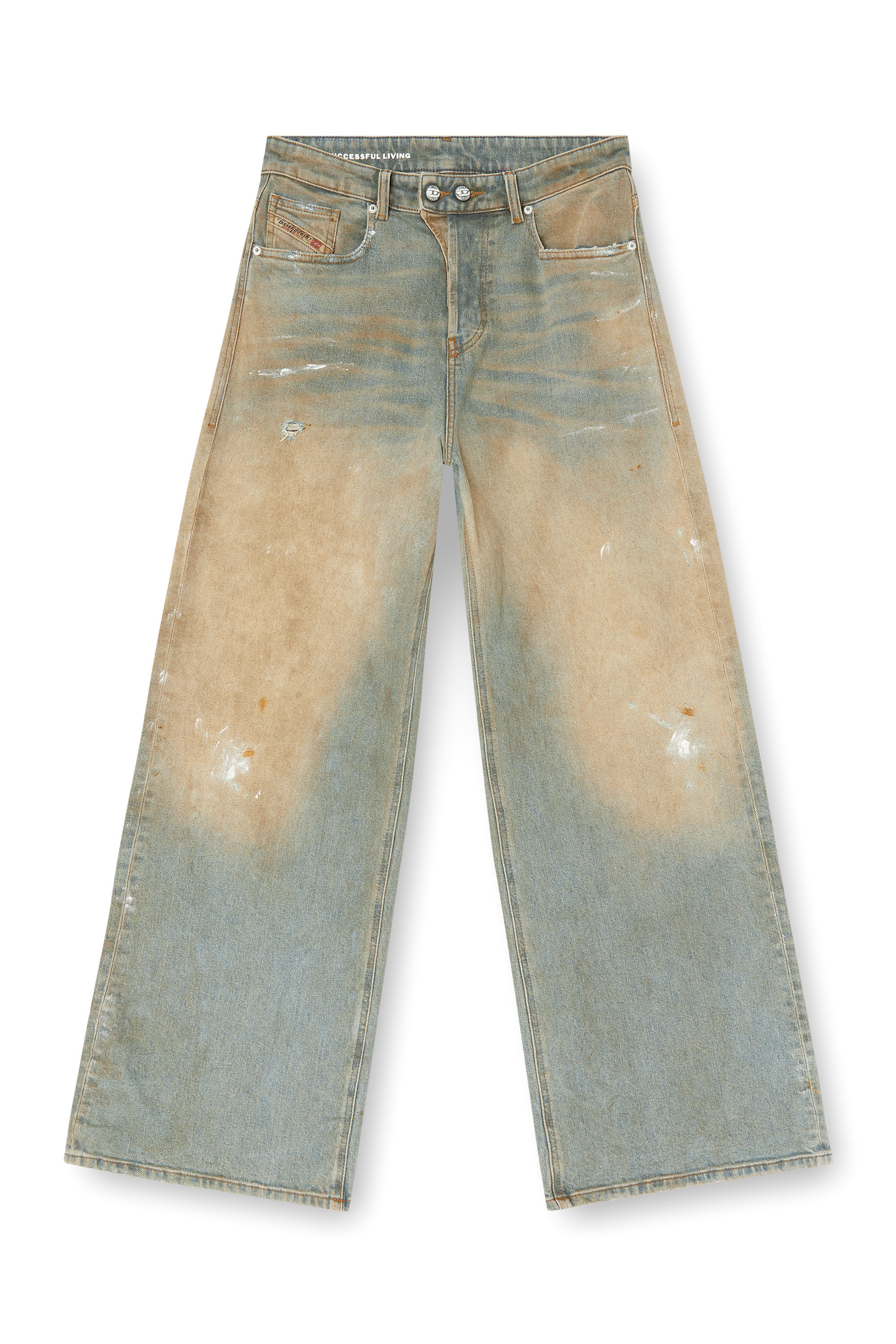 Diesel - Relaxed Jeans 1996 D-Sire 007Z4 Donna, Blu Chiaro - Image 3