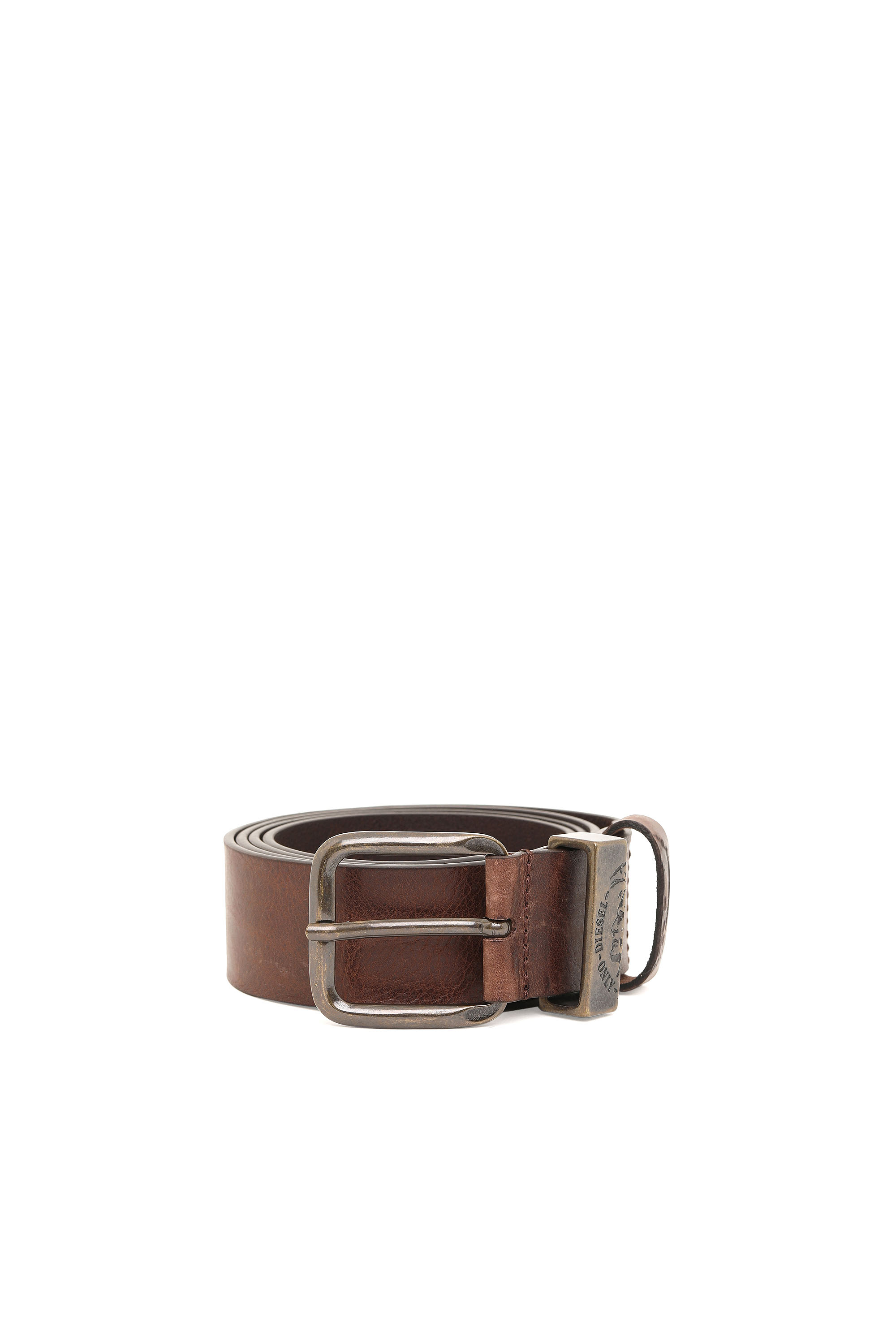 B-FRAG, Cuir Marron - Ceintures