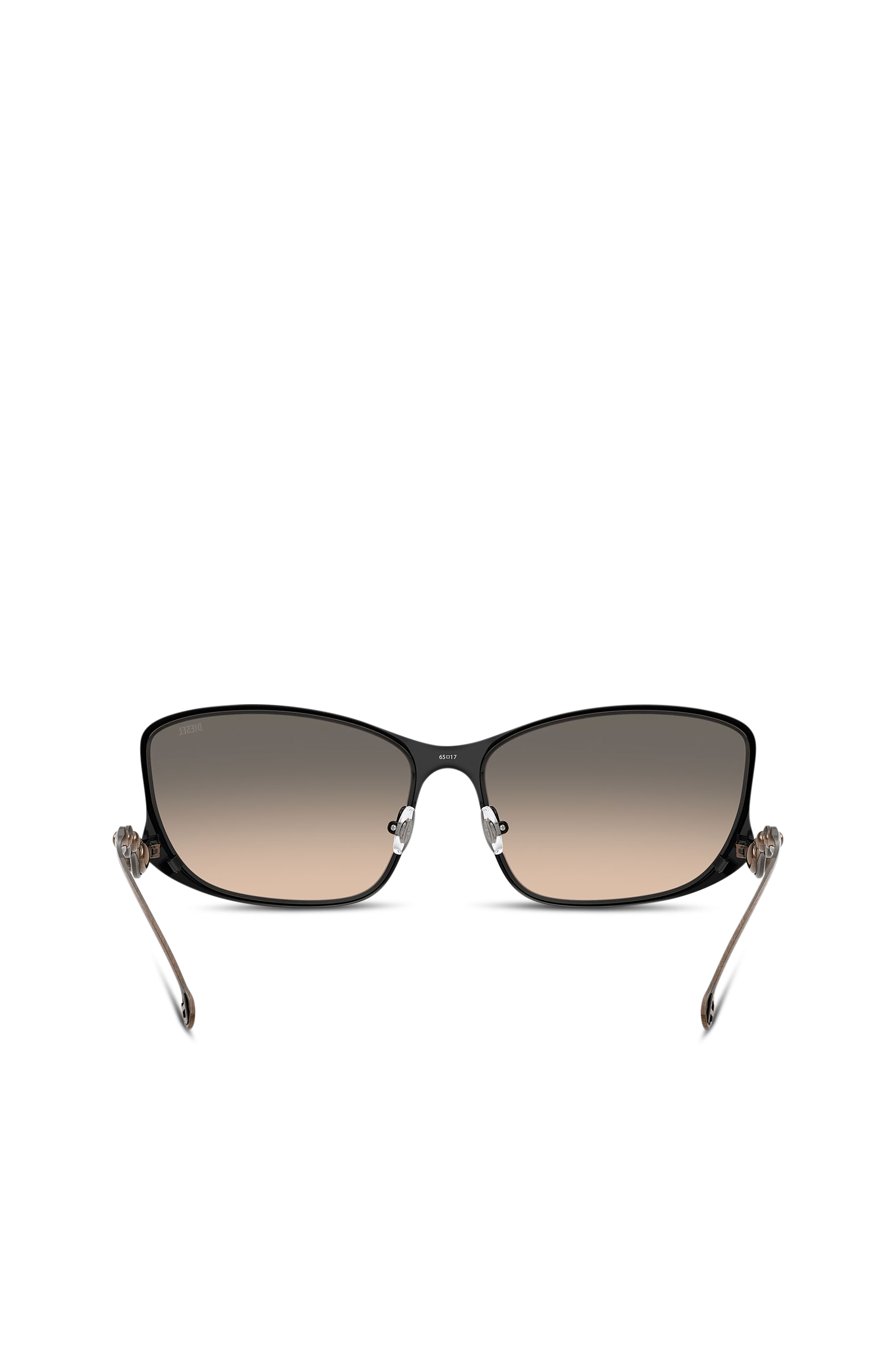 Diesel - 0DL1013, Lunettes de soleil rectangulaires Mixte in Marron - 3