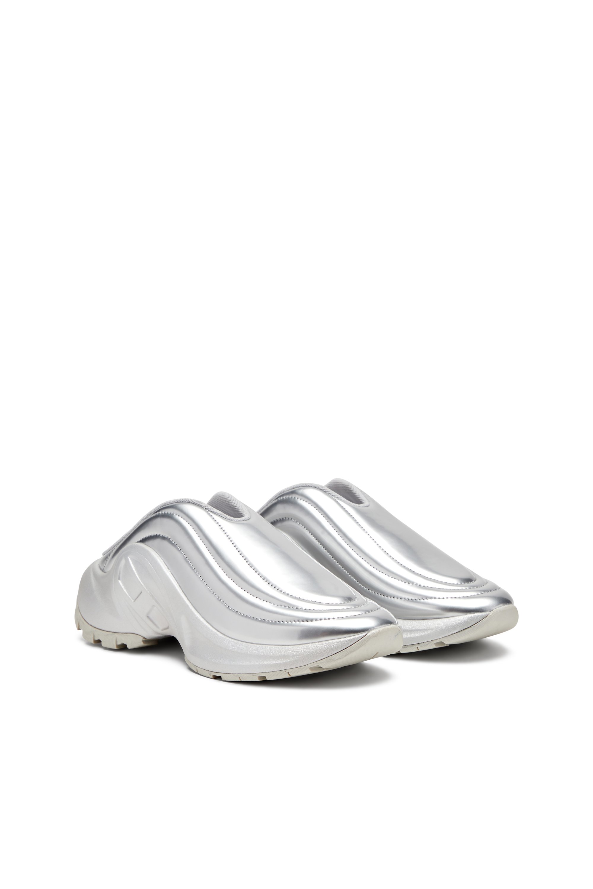 Diesel - S-D-RUNNER MULE X, S-D-Runner-Mule metallizzate Unisex in Argento - 2