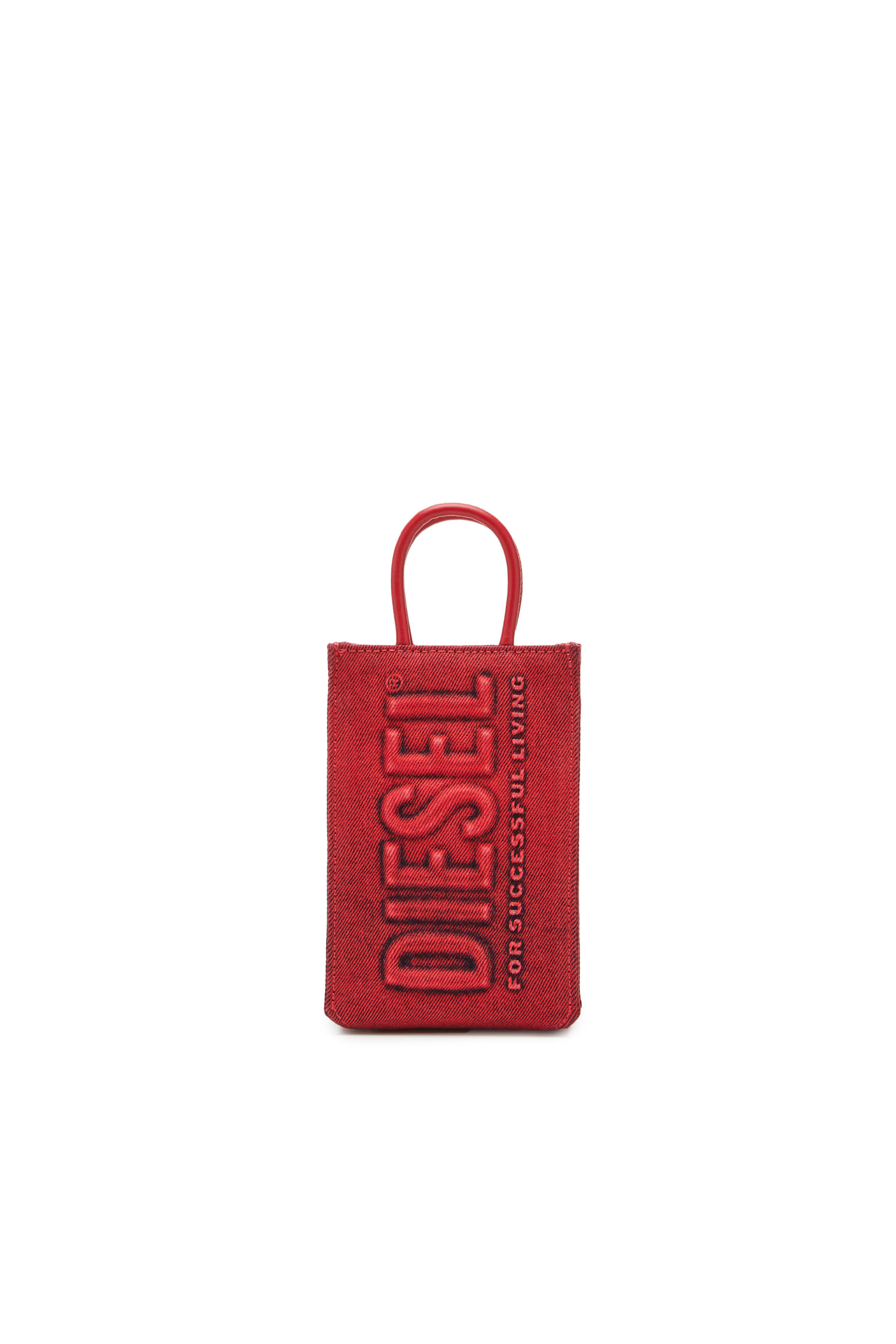 Diesel - DSL SHOPPER 3D MINI X, Rosso - Image 1