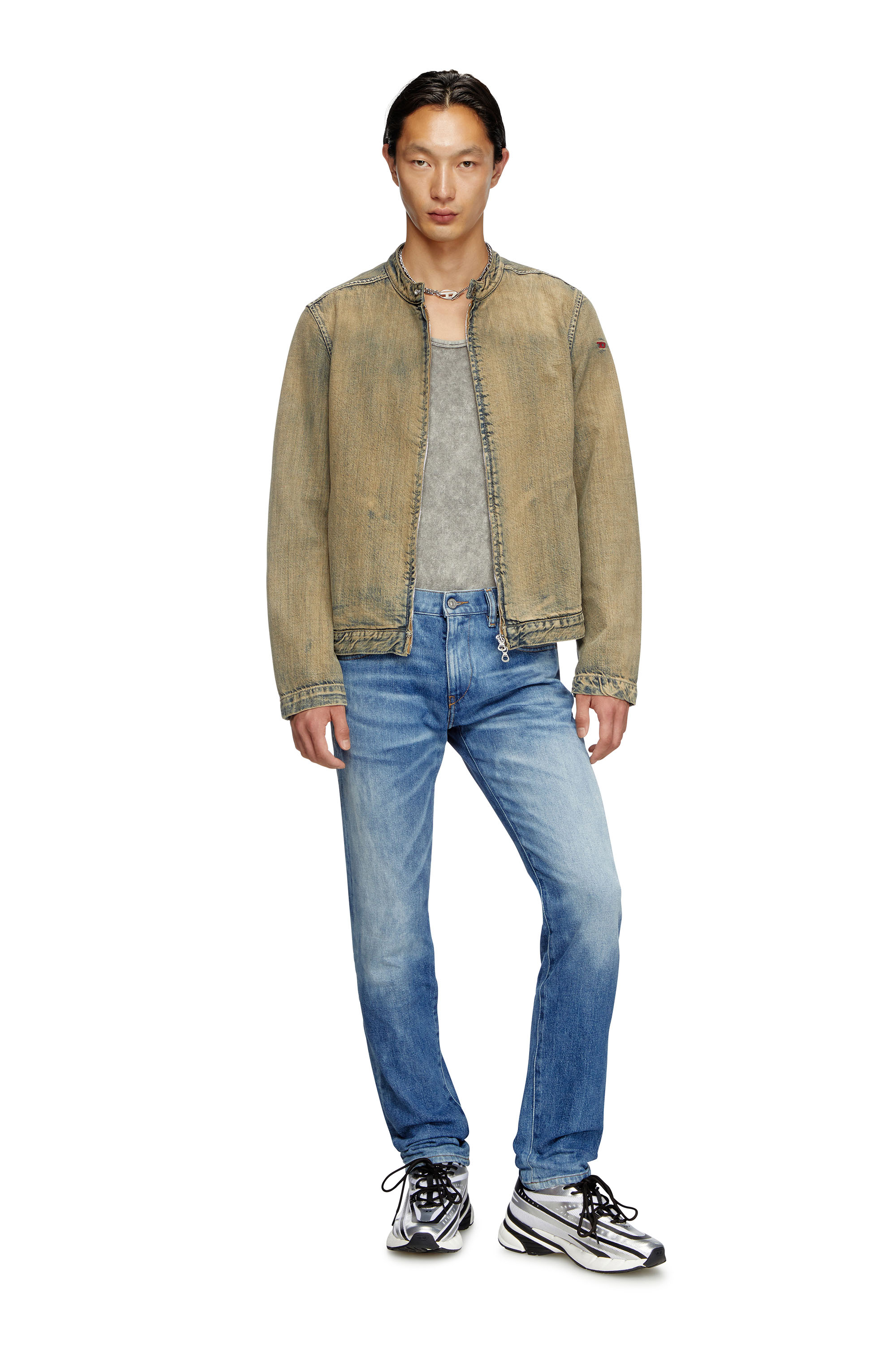 Diesel - Slim Jeans 2019 D-Strukt 09L19 Uomo, Blu medio - Image 2