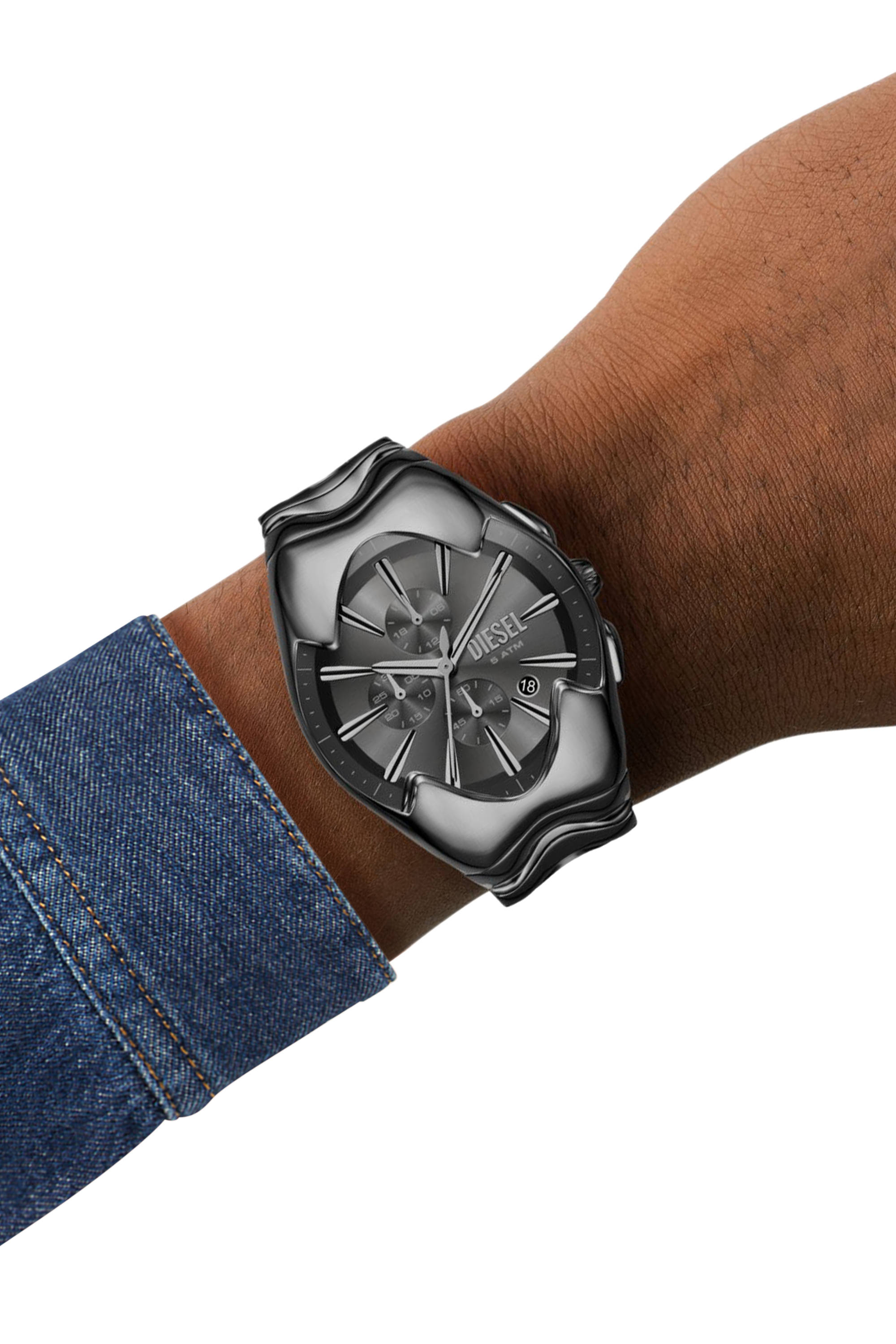 Diesel - DZ4682, Orologio Mercurial in acciaio inossidabile Uomo in Grigio - 4