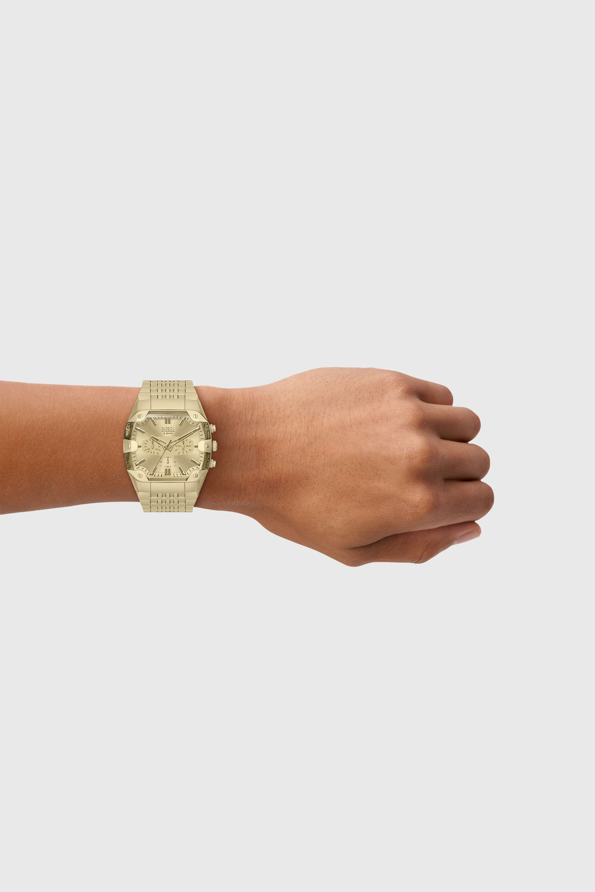 Diesel - DZ4718 WATCH, Orologio Spiked Cushion in acciaio inox dorato Uomo in Oro - 7