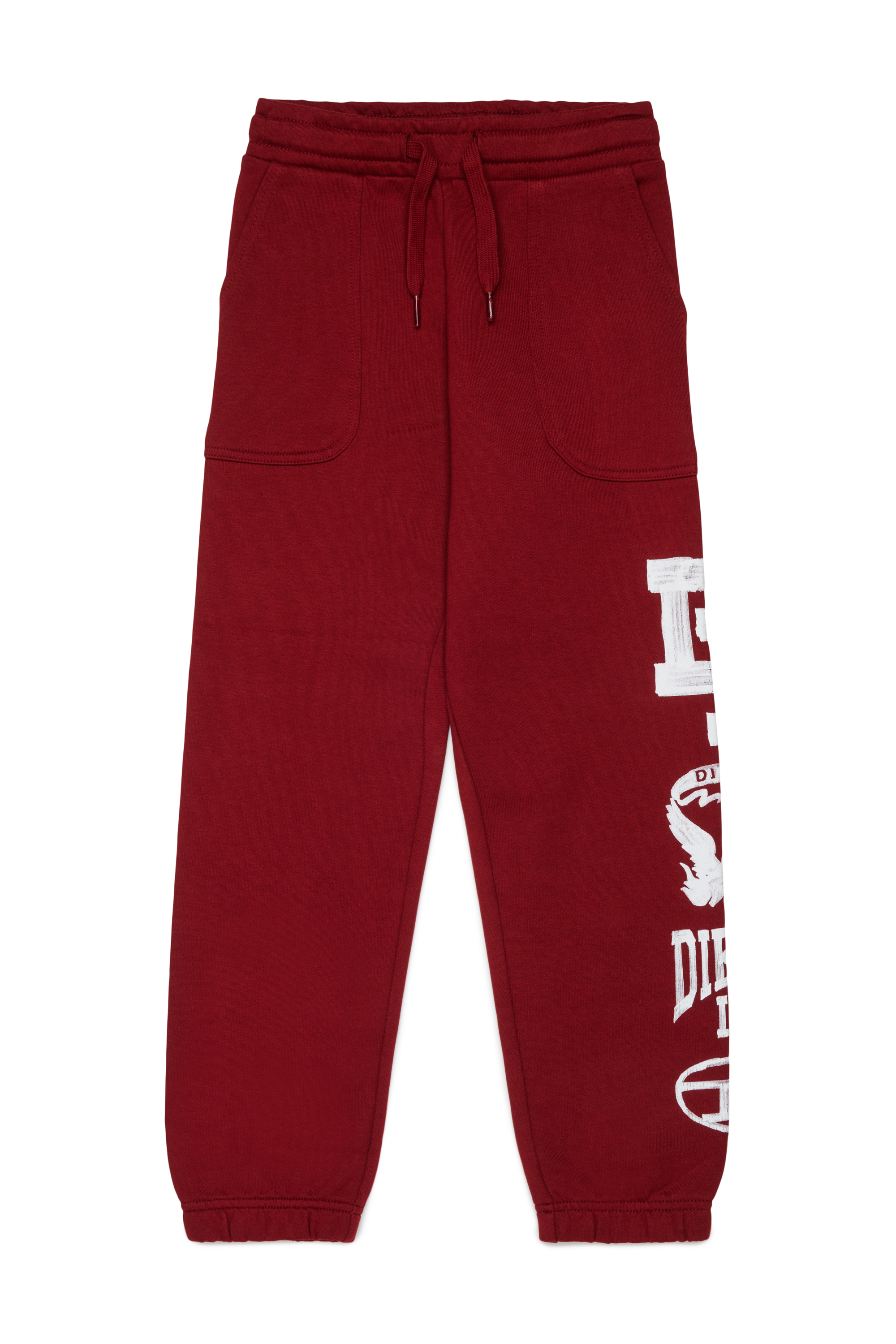 Diesel - PBUNDY, Herren Sweatpants mit Logos im College-Stil in Rot - 1