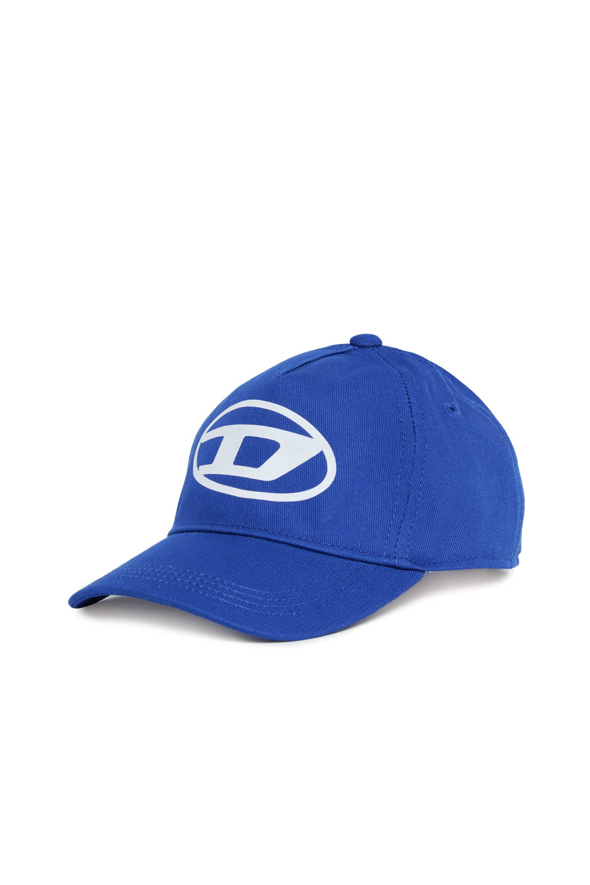 Diesel - FIMBOB, Unisex Baseball cap with Oval D print in Blue - Image 1