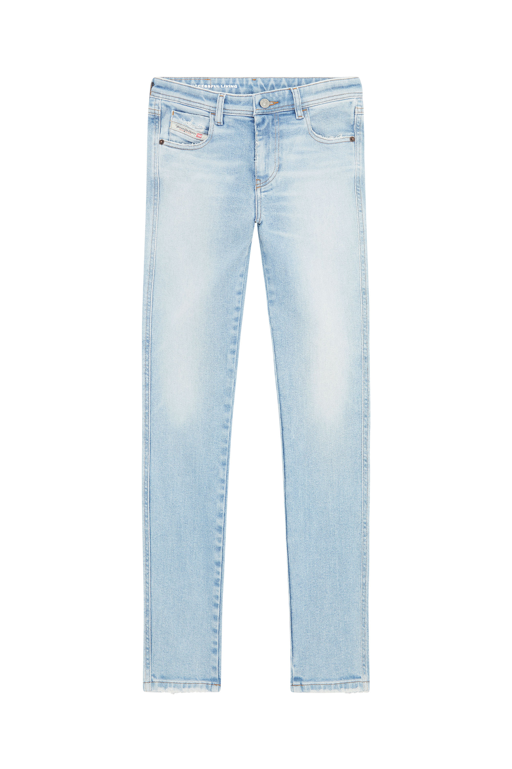 Diesel - 2015 Babhila 09E90 Skinny Jeans, Bleu Clair - Image 5