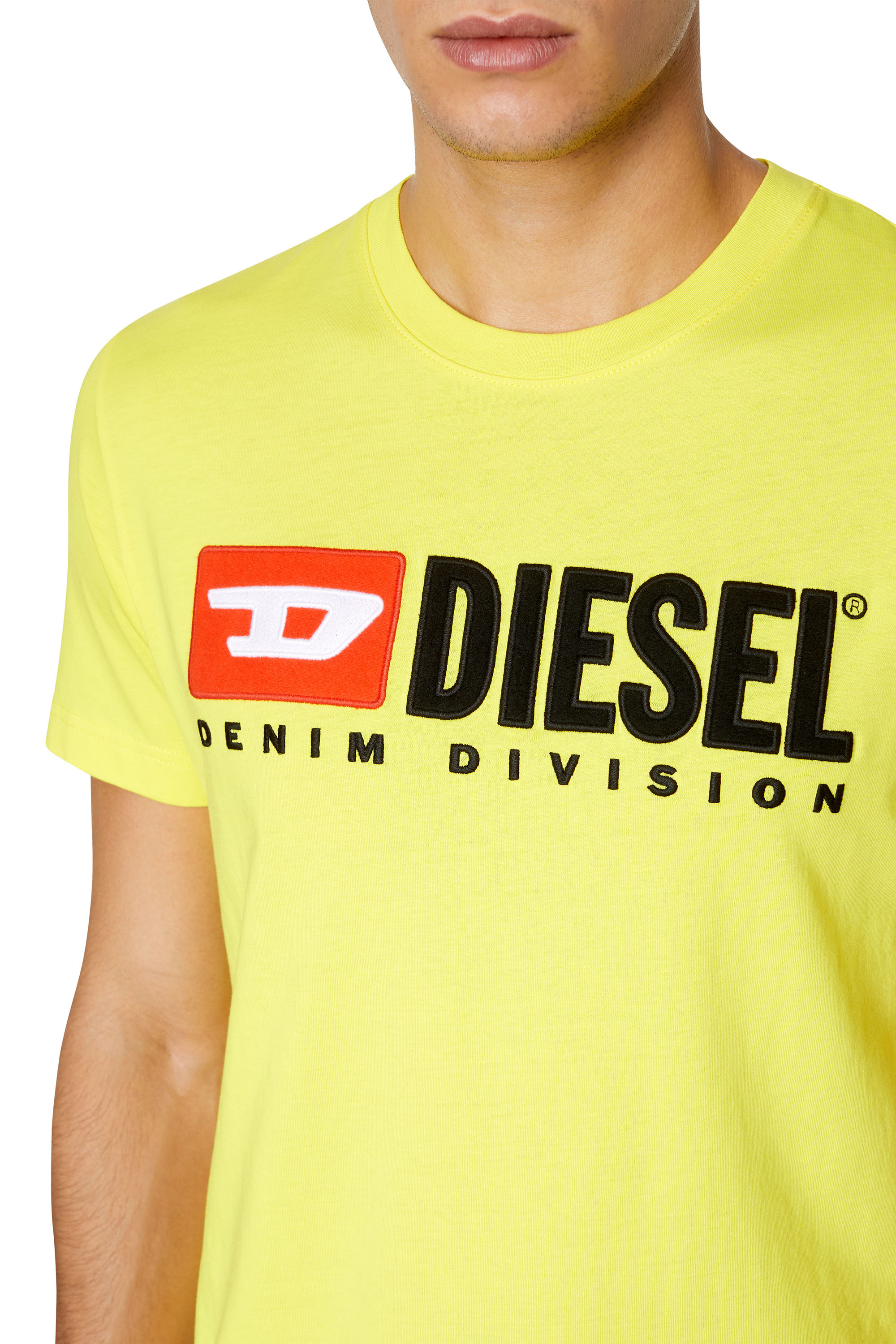 Diesel - T-DIEGOR-DIV, Giallo Fluo - Image 4