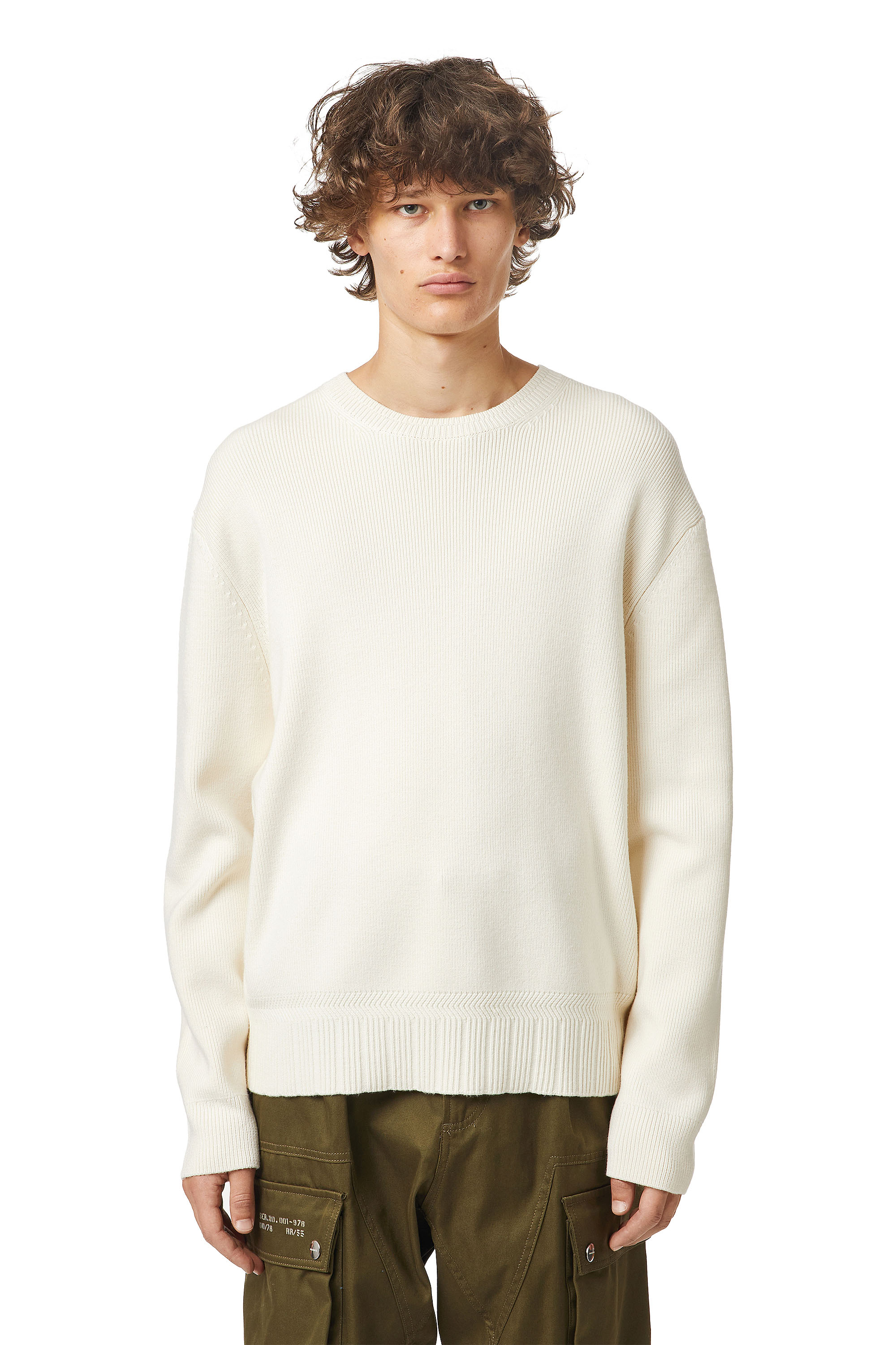 K-ATHENS, Blanc - Pull Maille