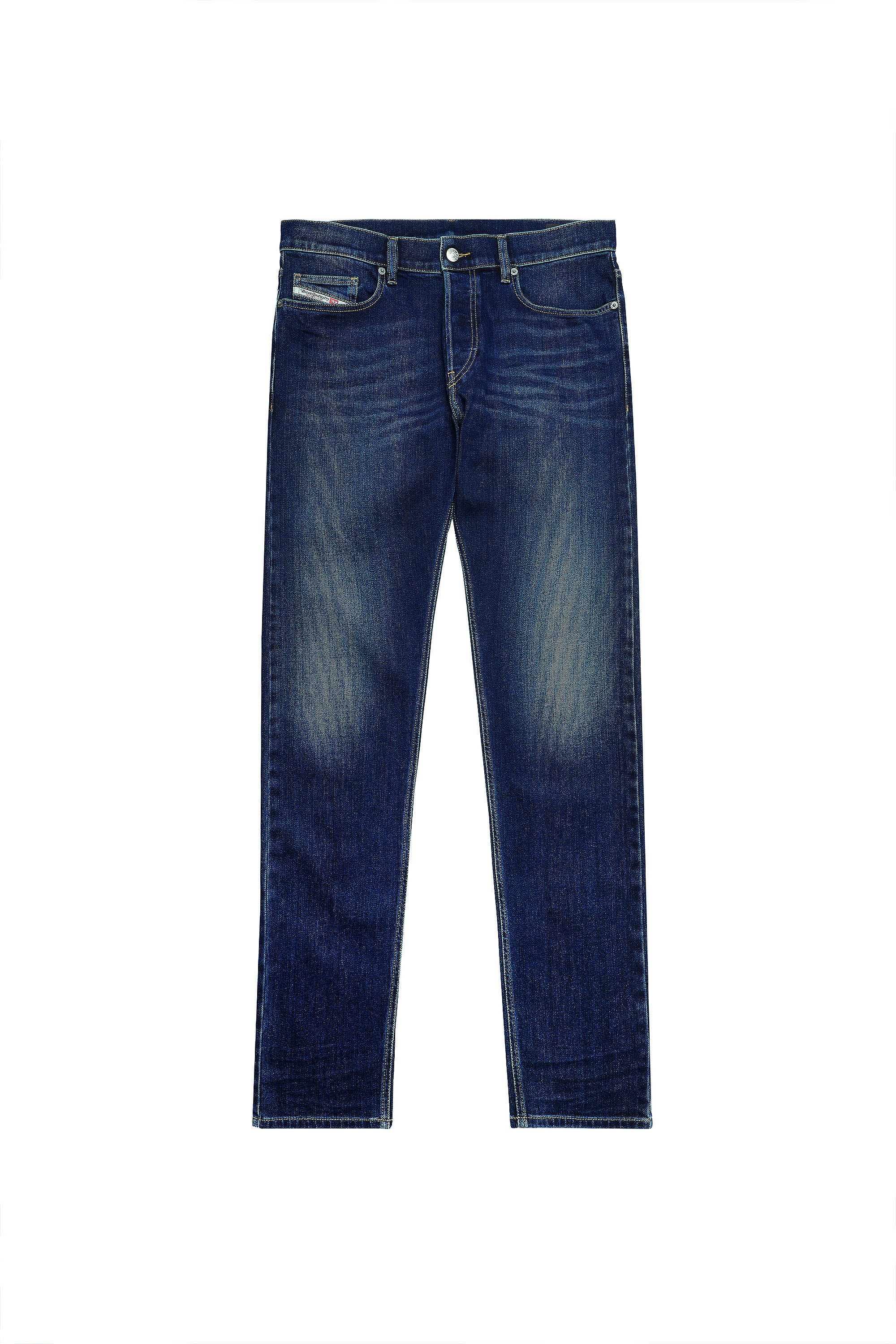 Diesel - D-Luster 009ML Slim Jeans, Blu Scuro - Image 7