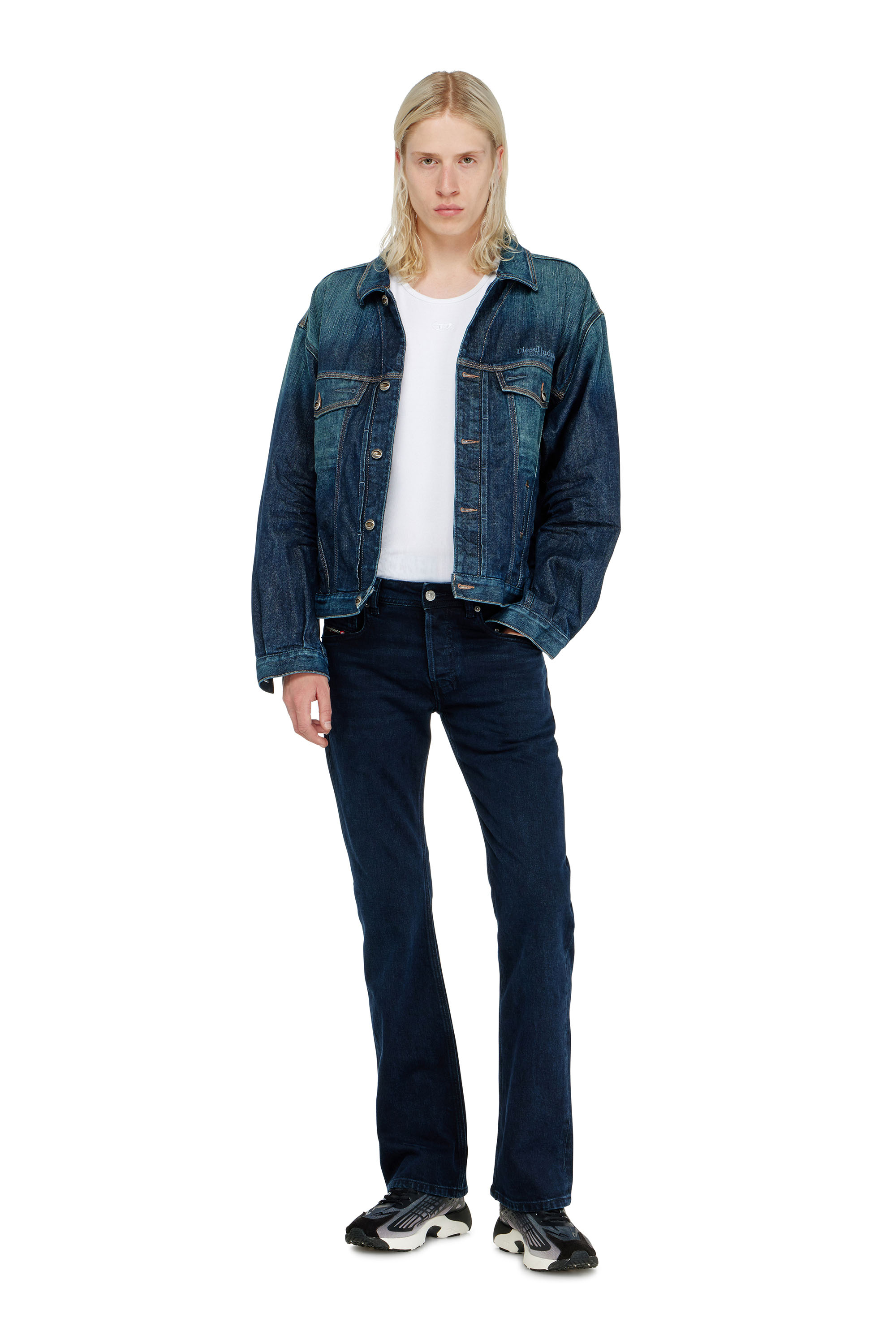 Diesel - Bootcut Jeans 2007 Zatiny 0KBBJ Uomo, Blu Scuro - Image 1