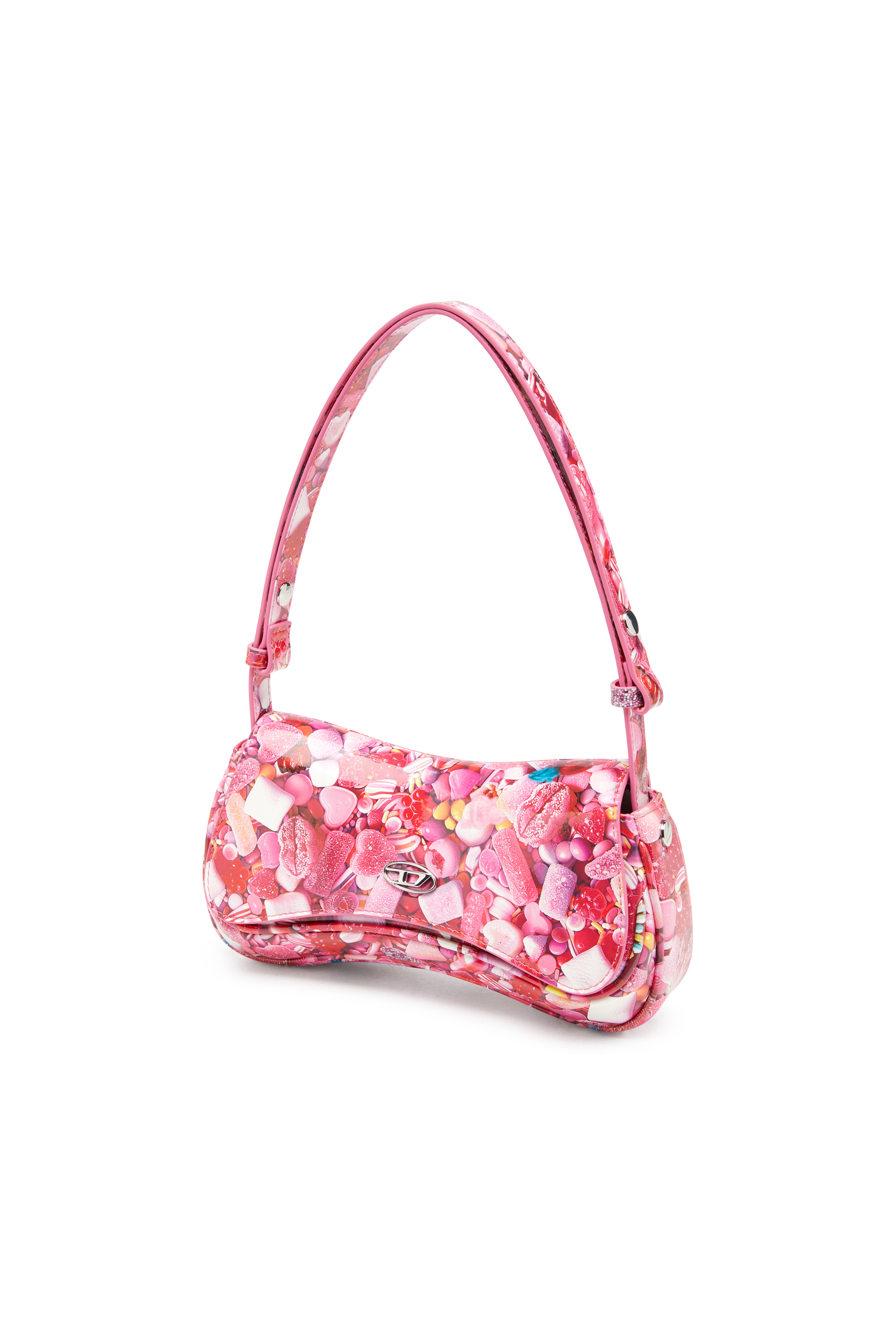 Diesel - PLAY CLUTCH, Play-Pochette brillante avec imprim&eacute; Femme in Rose - 6