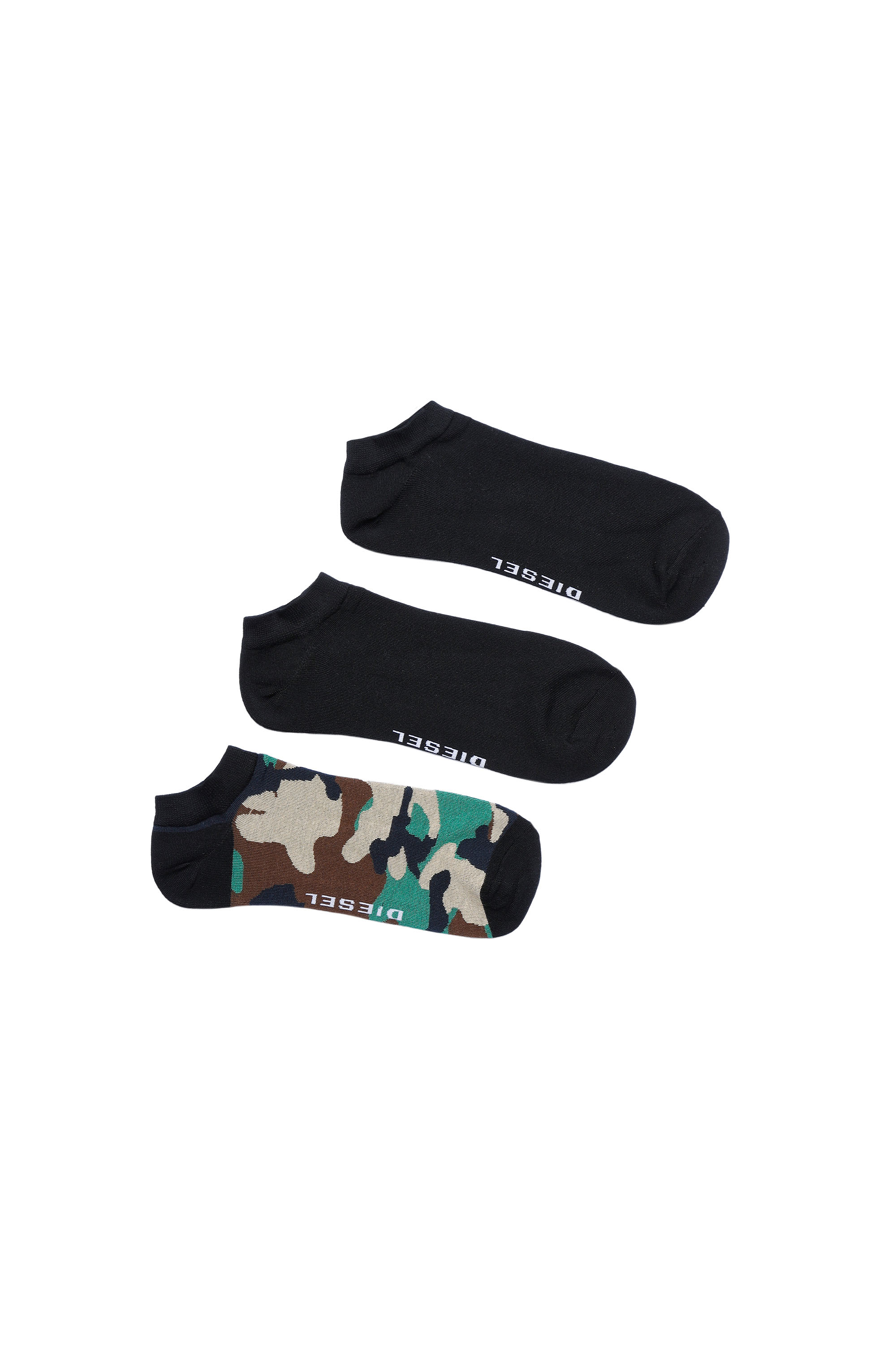 SKM-GOST-THREEPACK, Nero/Marrone - Calzini
