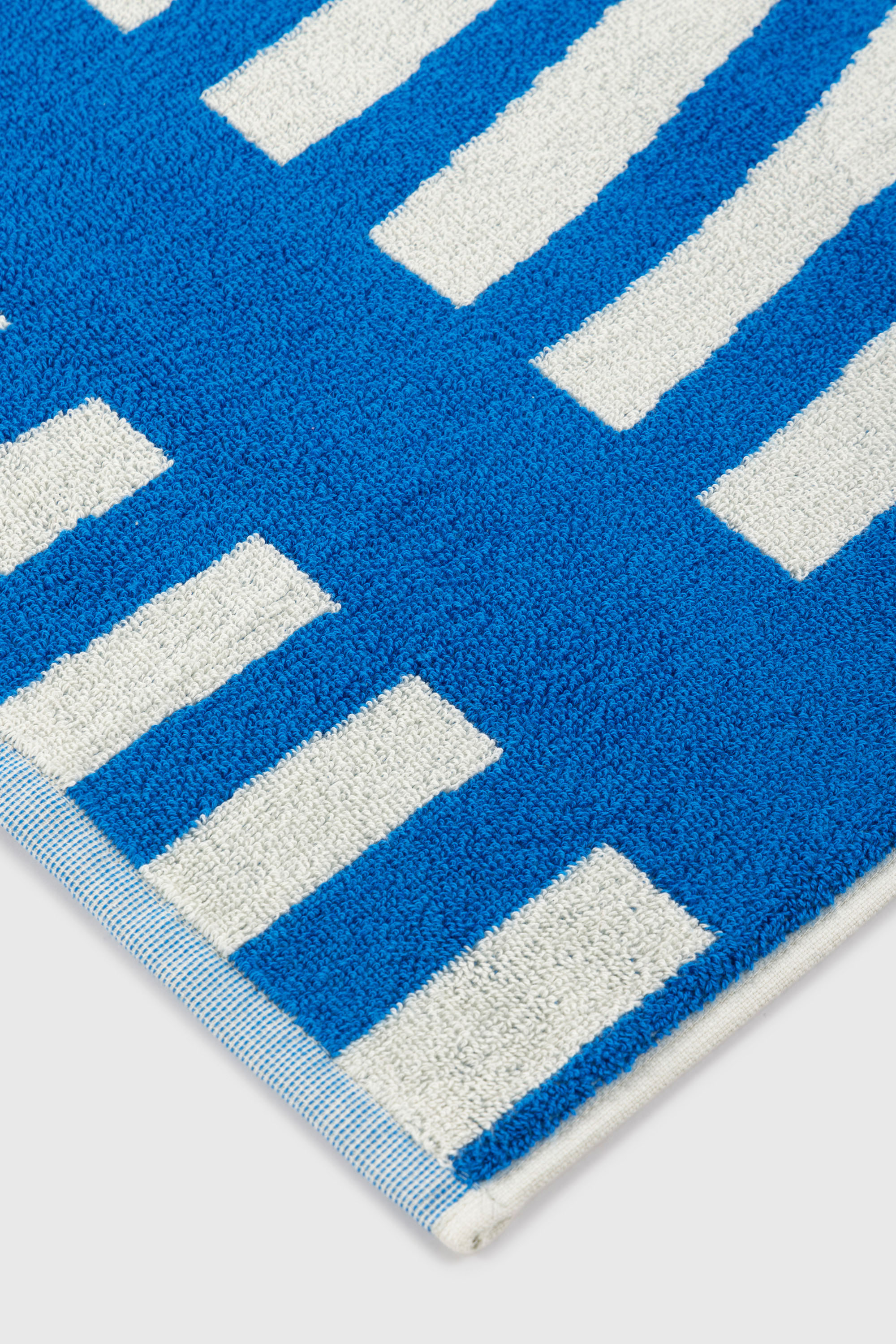 Diesel - 1018164 STRIPES GREY/BLUE TOWEL, Telo in spugna 100x180 cm Unisex in Blu - 2