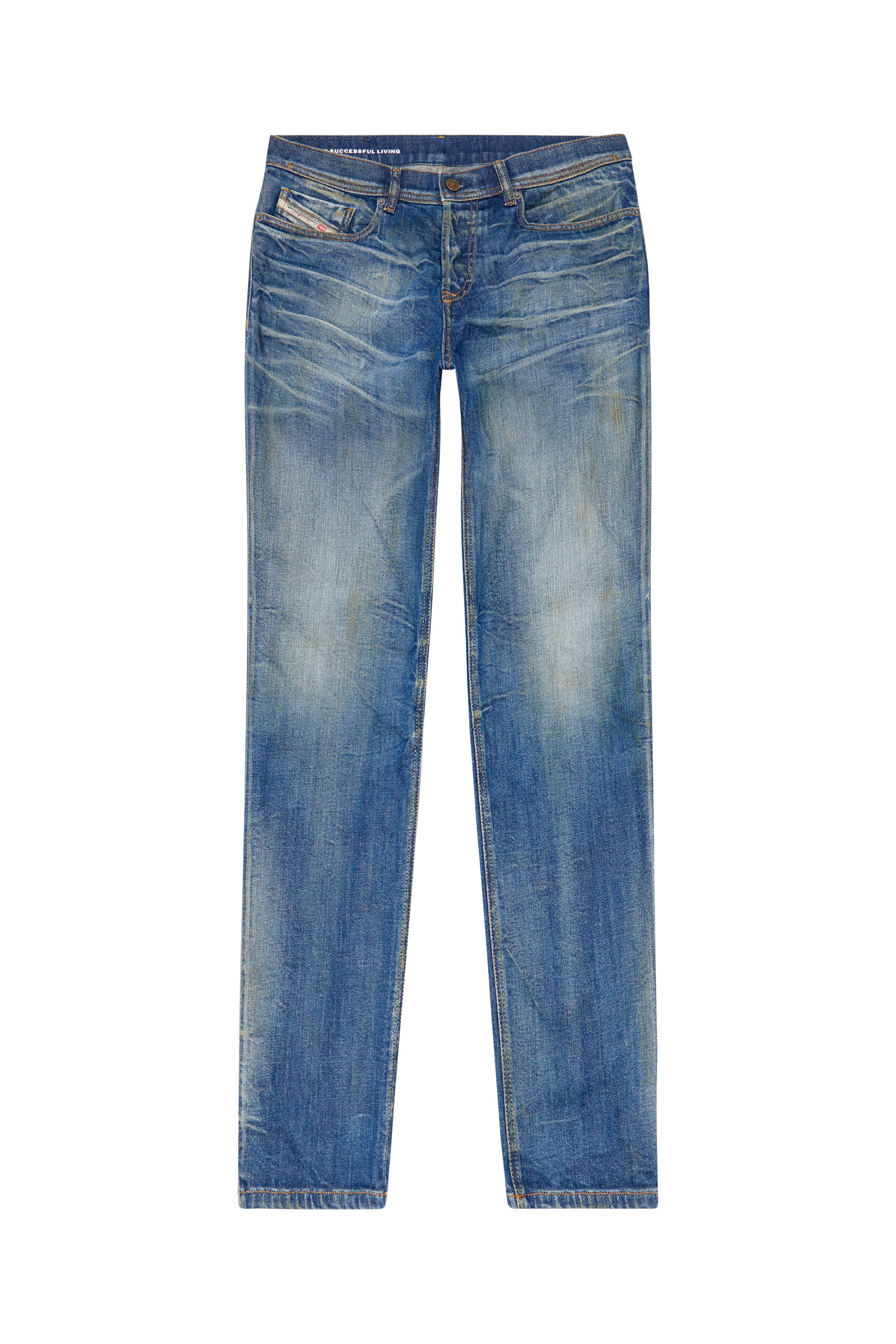 Diesel - Tapered Jeans 2023 D-Finitive 09J66, Bleu moyen - Image 5