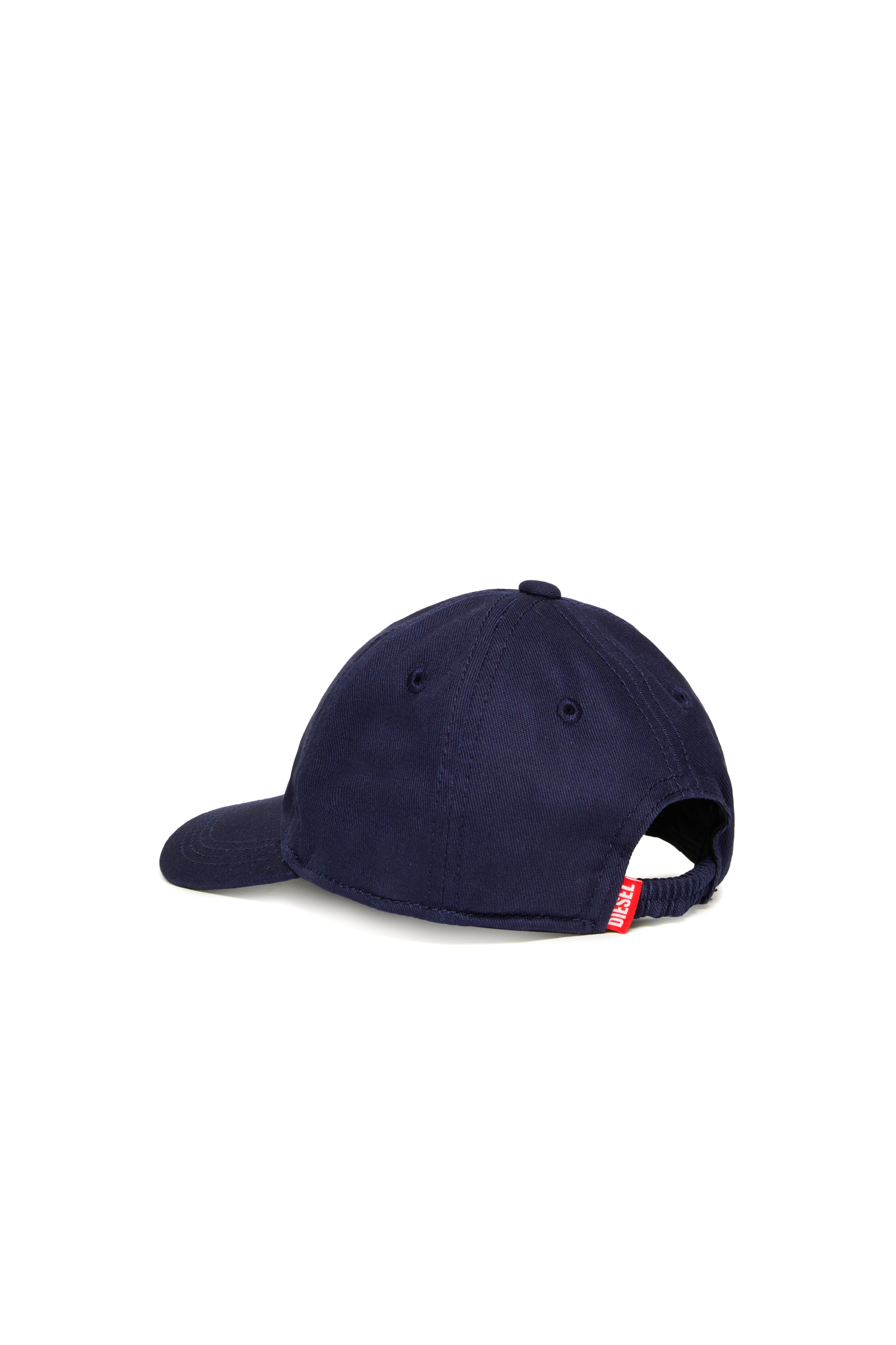 Diesel - FPRITTILB, Unisex Basecap aus Denim mit D&eacute;grad&eacute;-Logo in Dunkelblau - 2