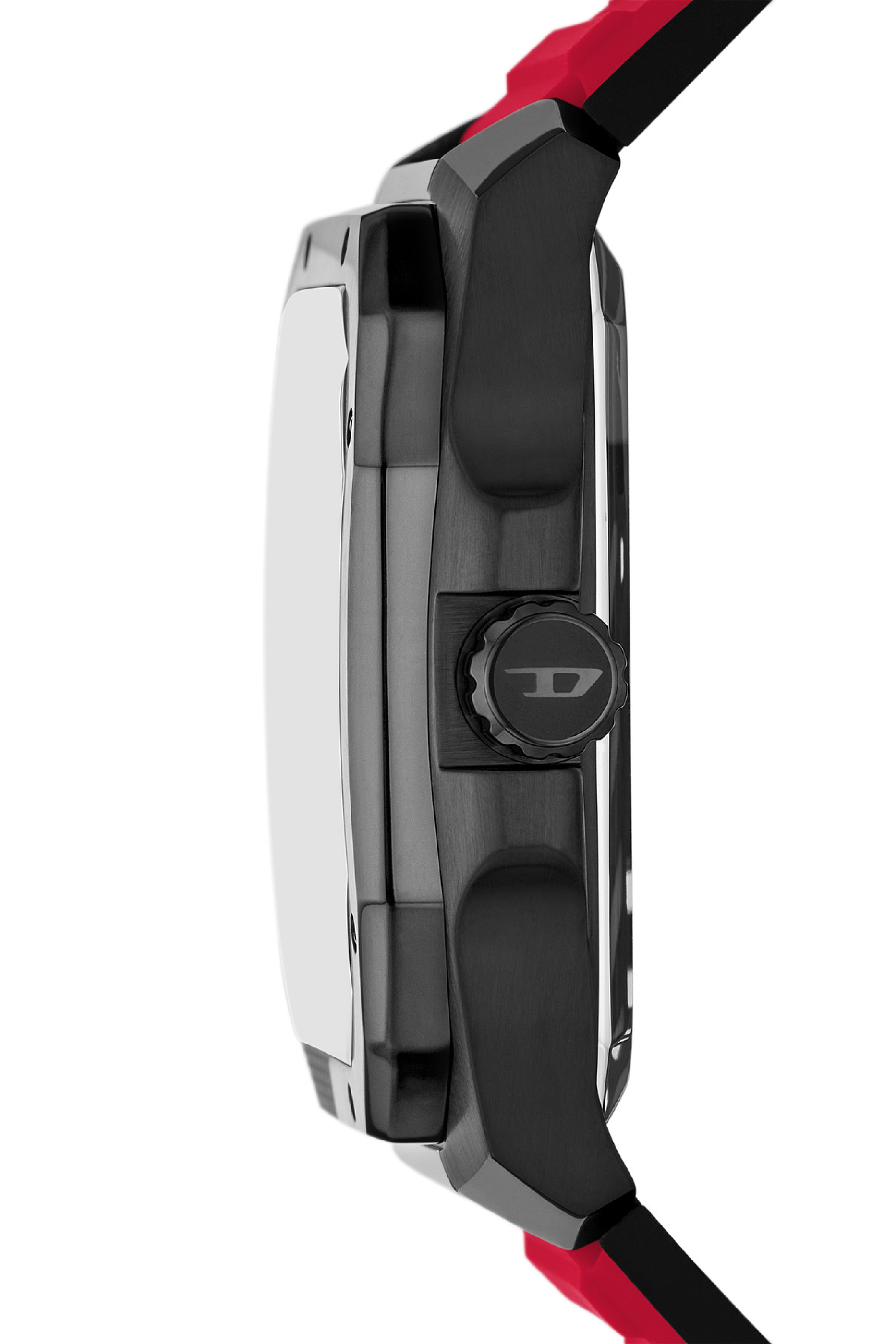 Diesel - DZ7469, Montre Flayed en silicone Homme in Rouge - 3