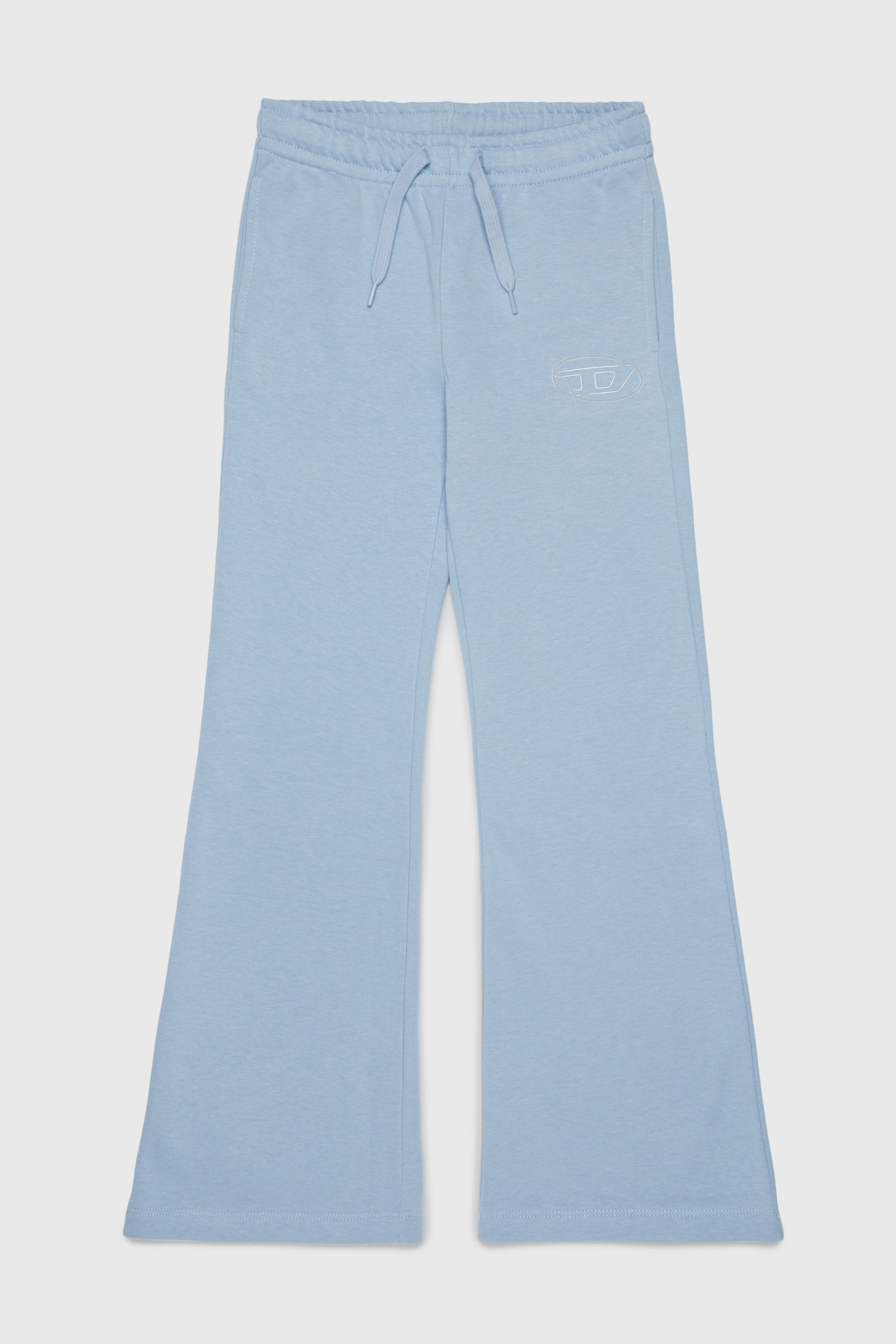 Diesel - PALBIRT, Flared sweatpants avec logo Oval D Femme in Bleu - 1