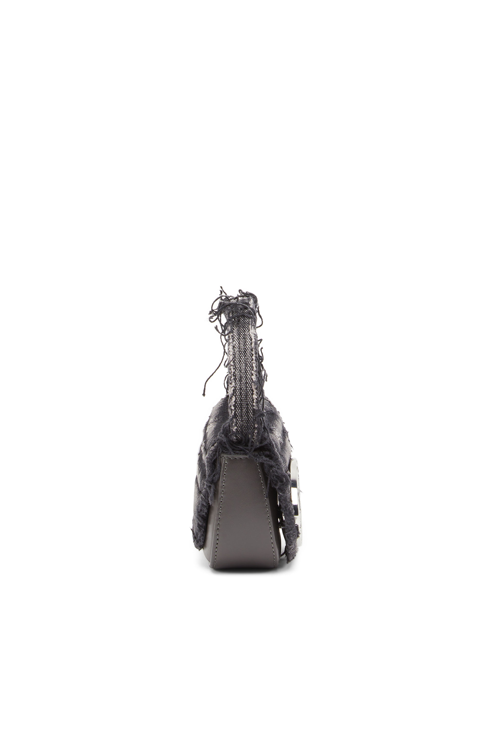 Diesel - 1DR XS, Damen 1DR XS - Ikonische Minitasche aus Canvas mit Strass in Schwarz - 5