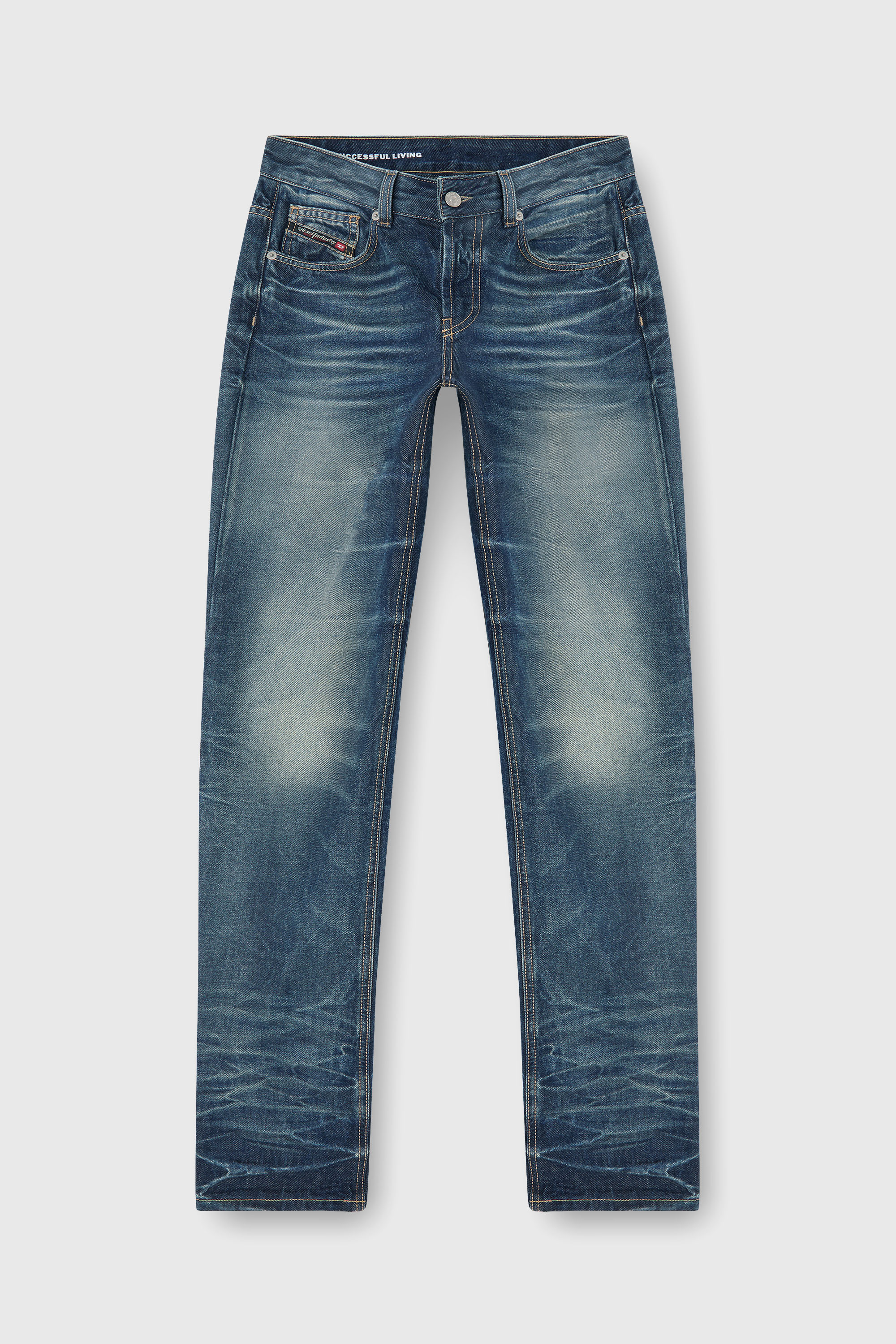 Diesel - Damen Regular Jeans D-Heel 0DBFC, Mittelblau - 7
