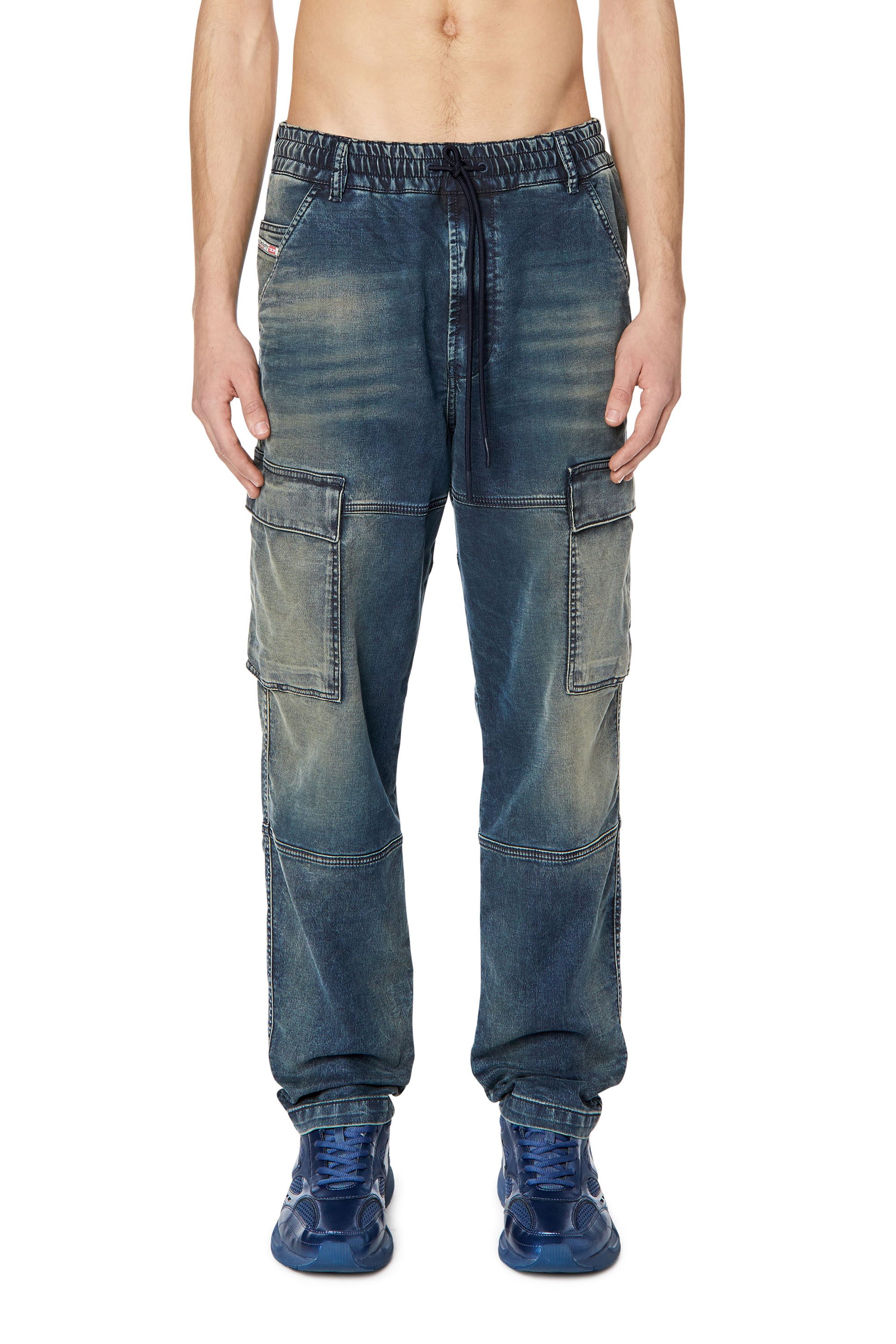 Diesel - Krooley JoggJeans® 068DS Tapered, Bleu Foncé - Image 1