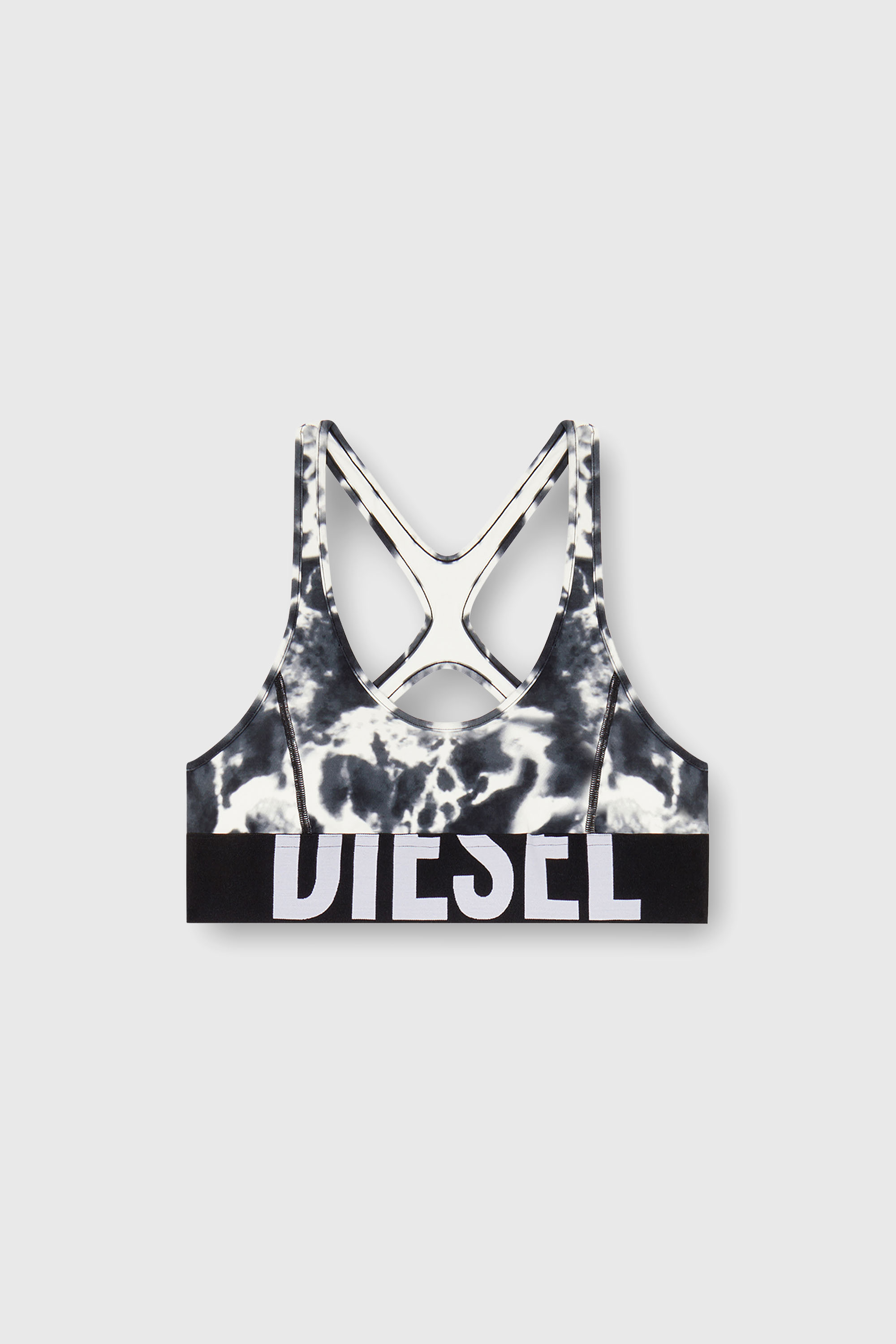 Diesel - ALLISON-D-POP, Reggiseno sportivo in microfibra stampata Donna in Multicolor - 1