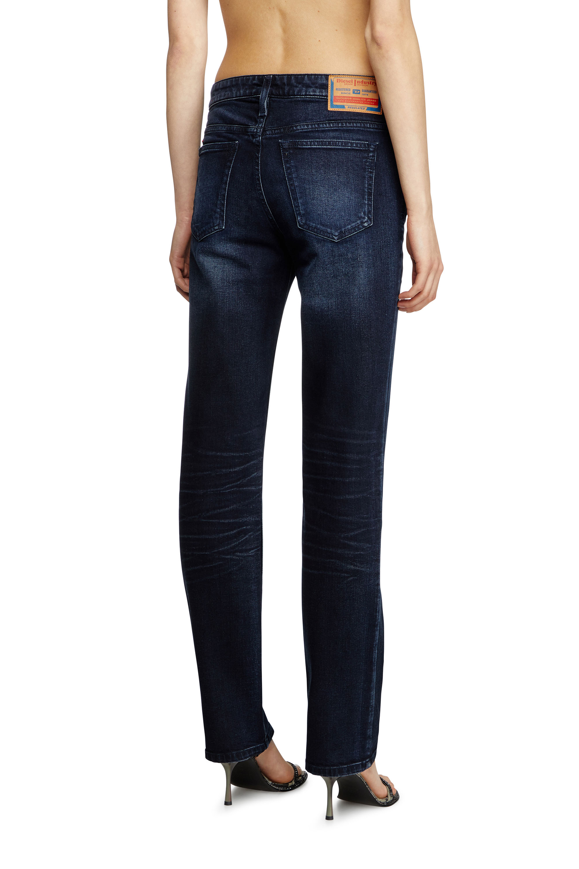 Diesel - Regular Jeans 1989 D-Mine 0BMBX Femme, Bleu Fonc&eacute; - Image 4