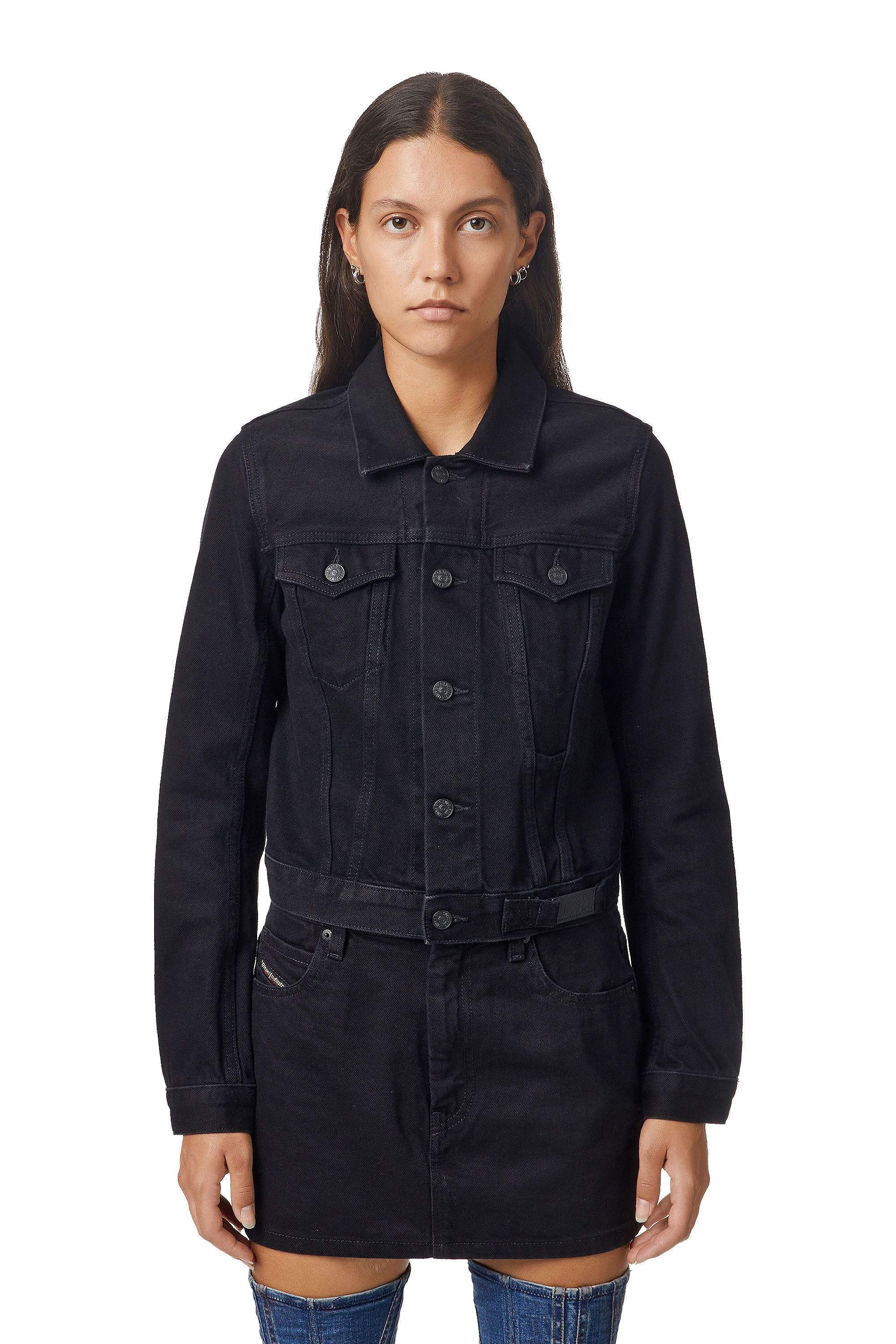 DE-LIMMY, Noir - Vestes en denim