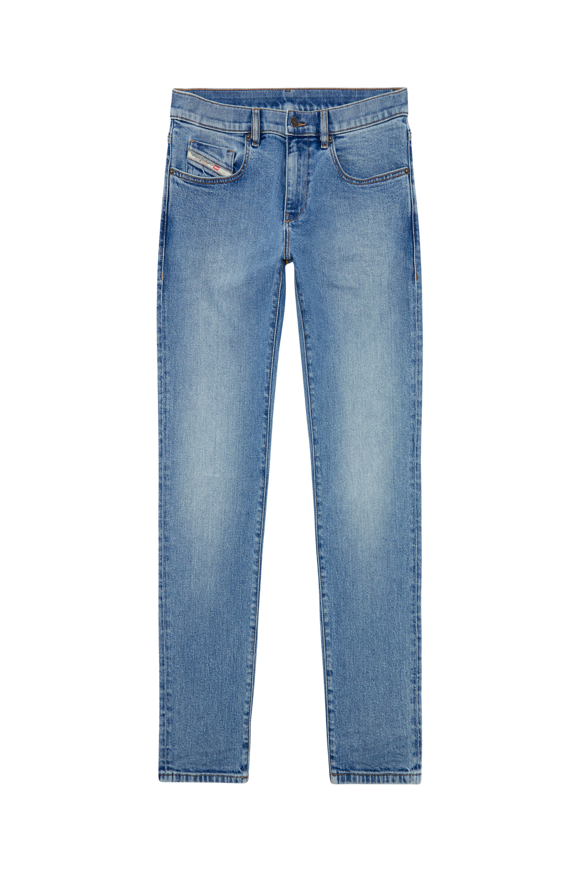 Diesel - Slim Jeans 2019 D-Strukt 0CLAF, Blu Chiaro - Image 5
